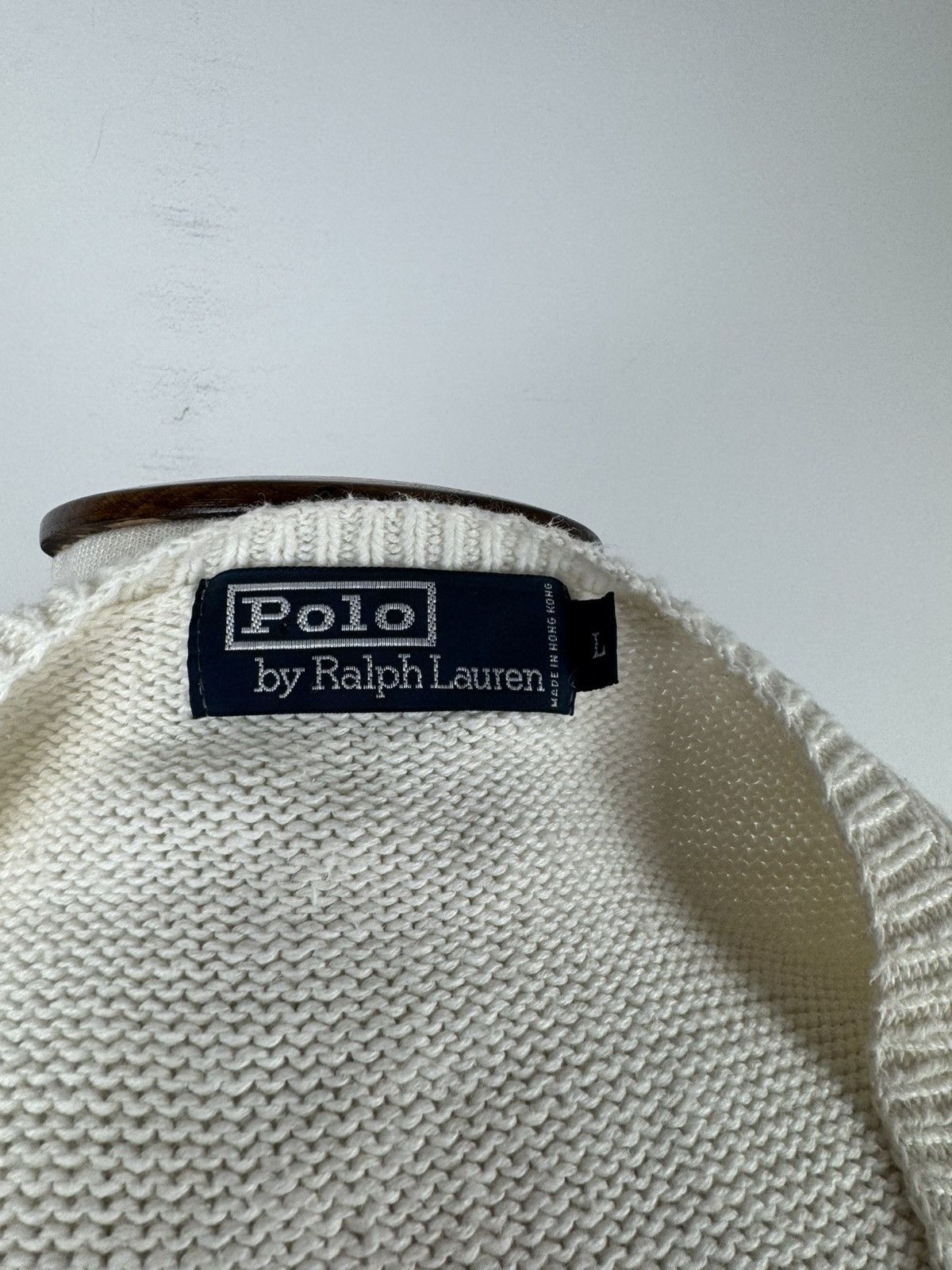 Polo Ralph Lauren × Vintage Vinatge Polo Ralph Lauren Linen/Cotton Vest Sweater Gilet Size US L / EU 52-54 / 3 - 5 Thumbnail