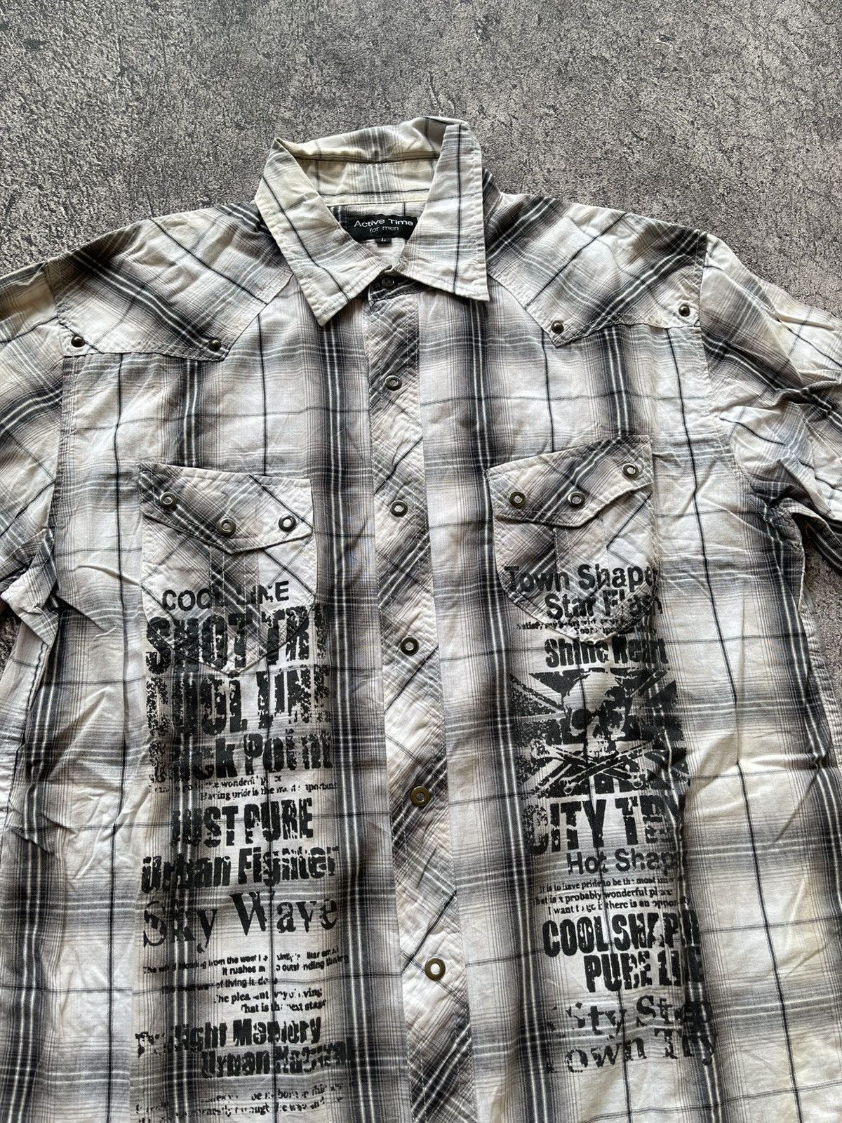 Japanese Brand Y2K Active Time Punk ifsixwaxnine shirt Size US M / EU 48-50 / 2 - 4 Thumbnail