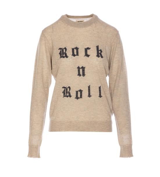 Zadig & Voltaire ZADIG & VOLTAIRE Women Sweater KWSW02795 37 Beige Size L / US 10 / IT 46 - 1 Thumbnail
