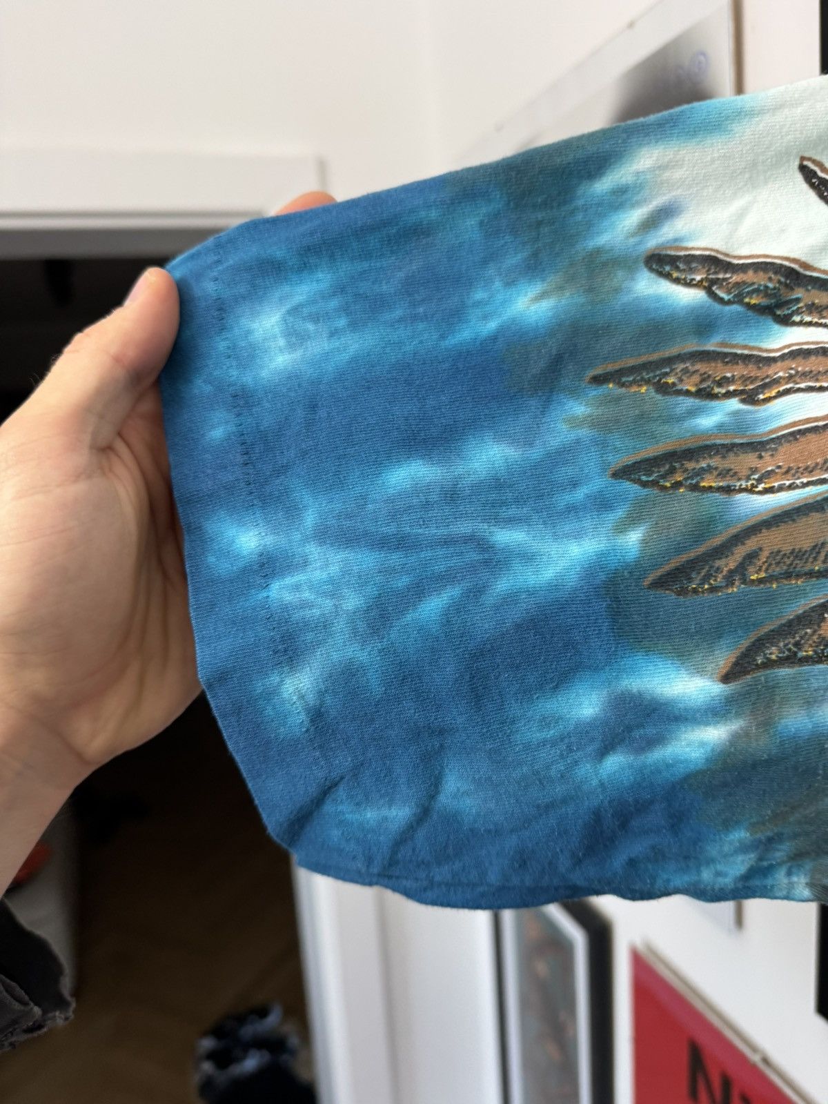 Vintage Vintage 90s Single Stitch Bike Week Daytona Eagle Tie Dye Size US XL / EU 56 / 4 - 4 Thumbnail