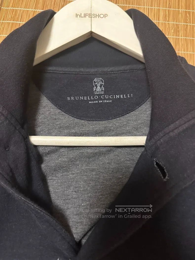 Brunello Cucinelli Brunello Cucinelli Pilot Jacket, Navy Blue Size US M / EU 48-50 / 2 - 3 Thumbnail