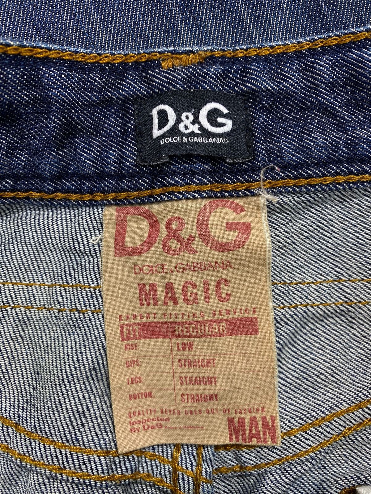 Dolce & Gabbana Vintage Dolce & Gabbana Whisker Ripped Denim Size US 30 / EU 46 - 13 Thumbnail