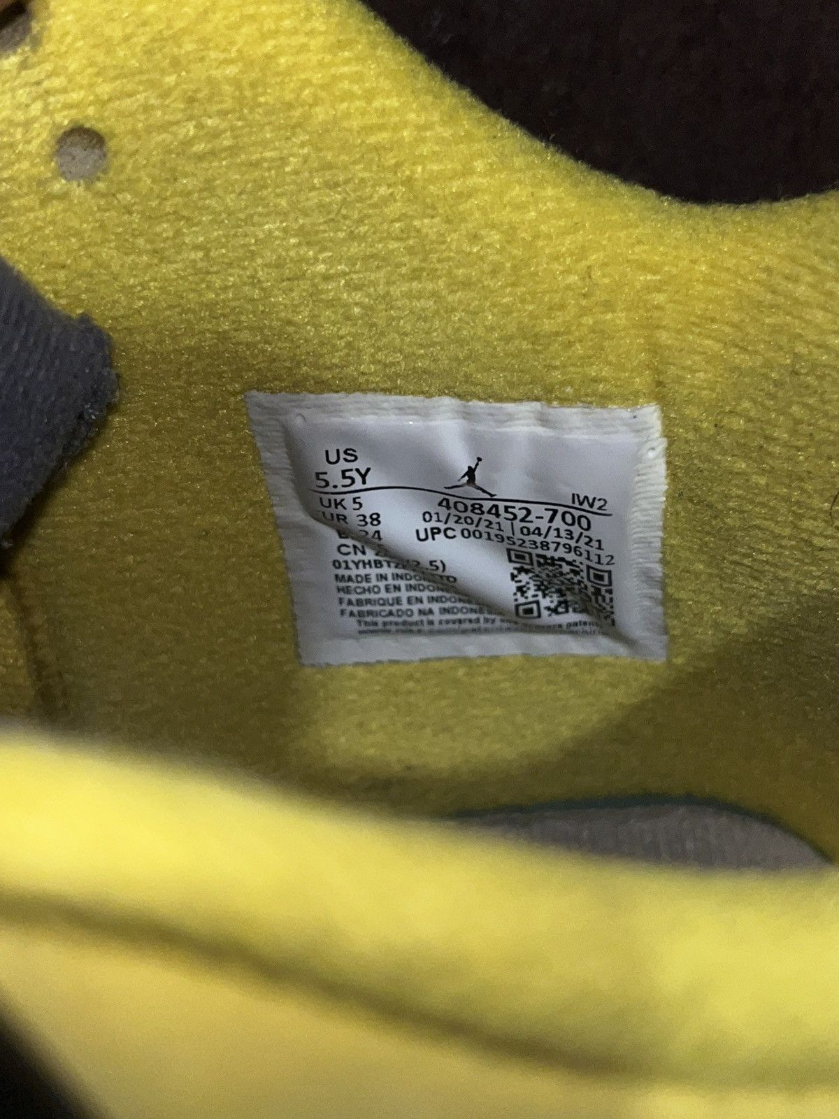 Jordan Brand Jordan 4 Retro Lighting Size US 5.5 / EU 38 - 7 Thumbnail