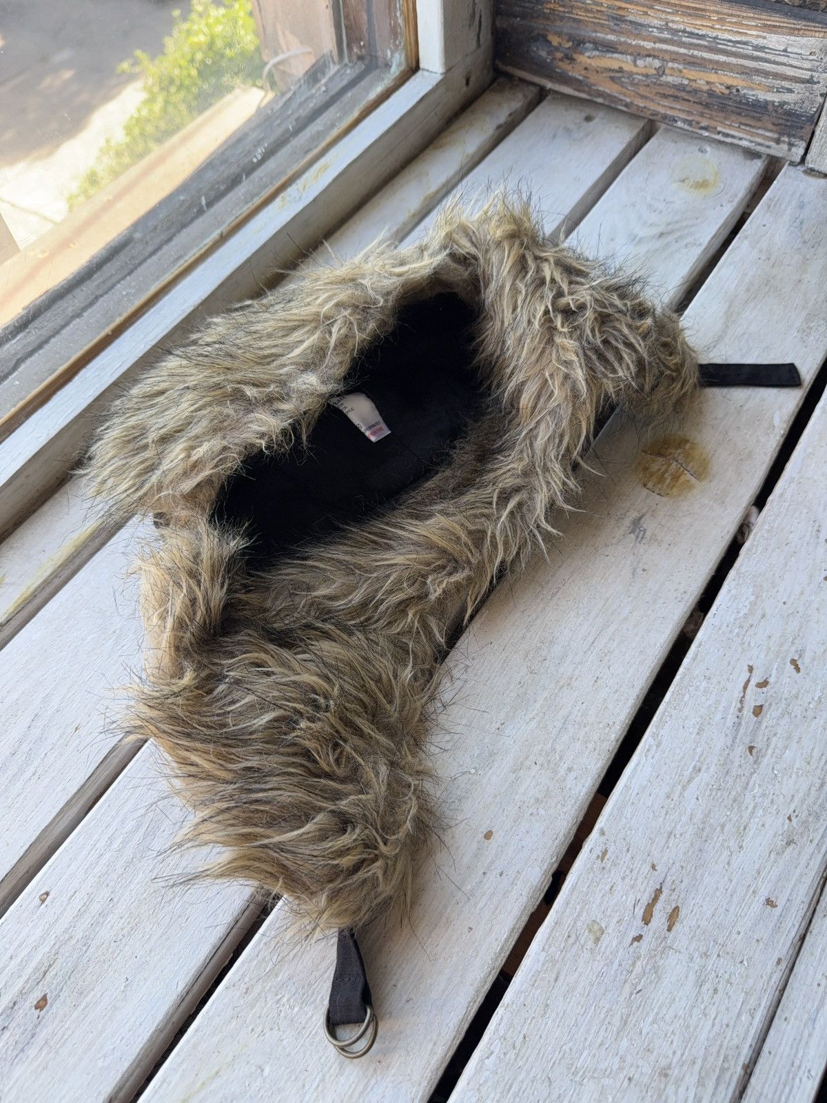 Vintage Y2K Vintage Fuzzy Hat Mohair knit Ushanka Trapper hat retro Size ONE SIZE - 7 Thumbnail