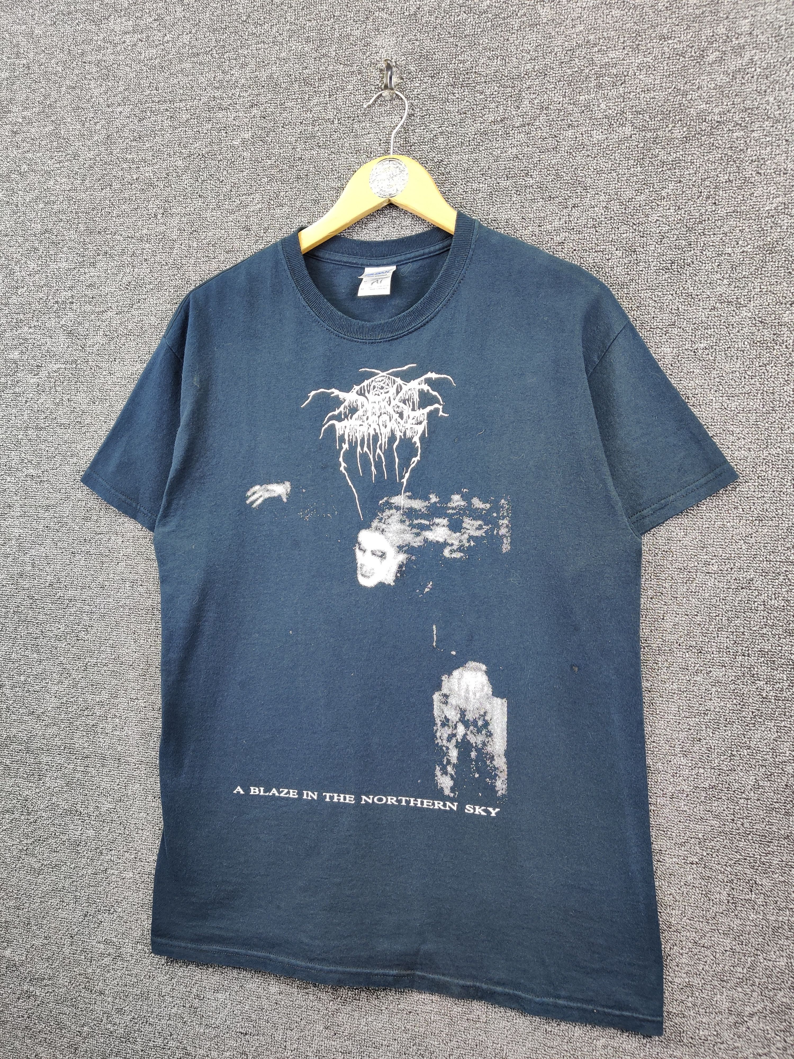 Band Tees Vintage Darkthrone Blaze In The Northern Sky Black Metal Tee Size US M / EU 48-50 / 2 - 2 Thumbnail