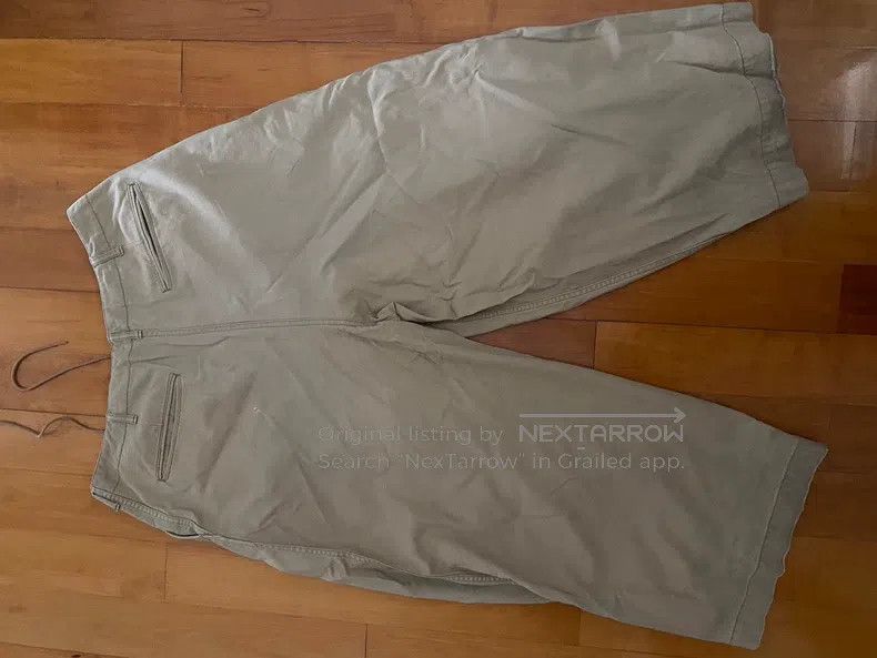 Needles Needles size L Butterfly Nissan Khaki Washed Wide-Leg Bloom Size US 34 / EU 50 - 5 Thumbnail