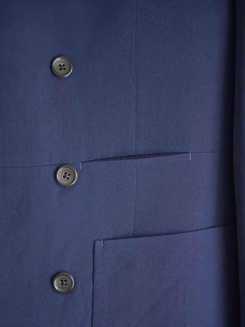 Yohji Yamamoto Yohji Yamamoto 93SS Hidden Pocket Double-Breasted Blazer Size 40R - 5 Thumbnail