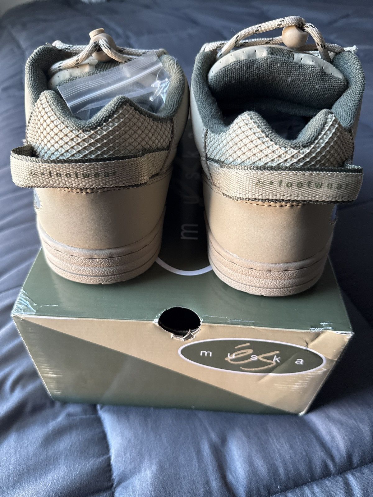 eS éS Muska “Tan & Green” Size US 11.5 / EU 44-45 - 3 Thumbnail