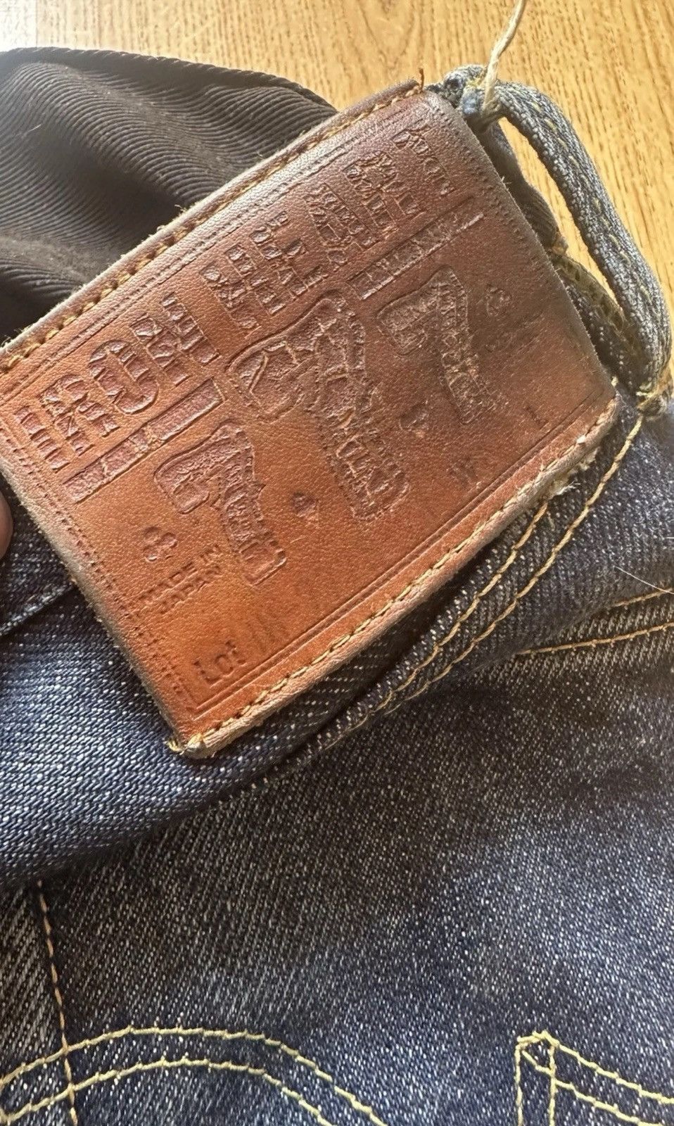 Iron Heart Iron Heart 777 21oz custom selvedge 32x30 tapered Size US 32 / EU 48 - 4 Thumbnail