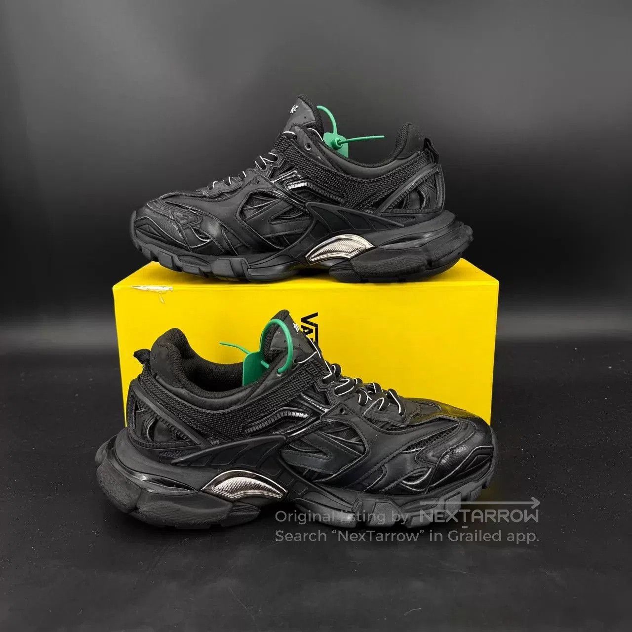 Balenciaga Black Chunky Sneakers - Size 6. Size US 6 / EU 39 - 2 Thumbnail