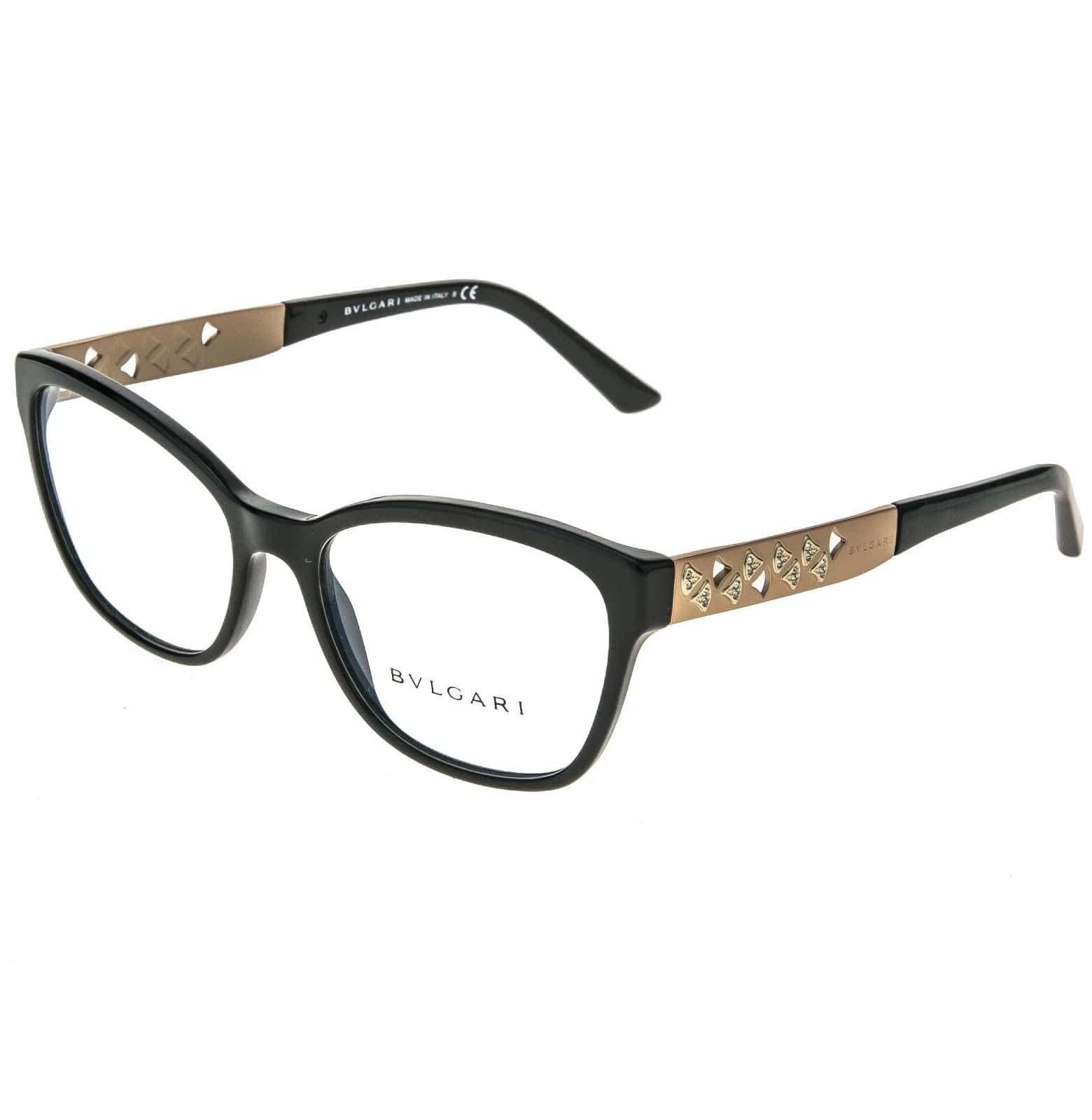 Bvlgari BVLGARI BV4153B DIVAS DREAM Black Crystal Fan Eyeglass 4153 Size ONE SIZE - 8 Thumbnail