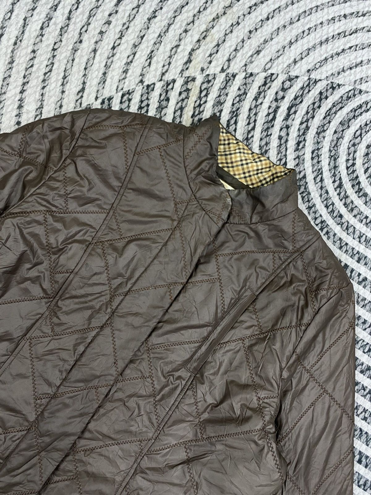 Kansai Yamamoto Kansai Bis Brown Colour Long Quilted Jacket Size US M / EU 48-50 / 2 - 8 Thumbnail