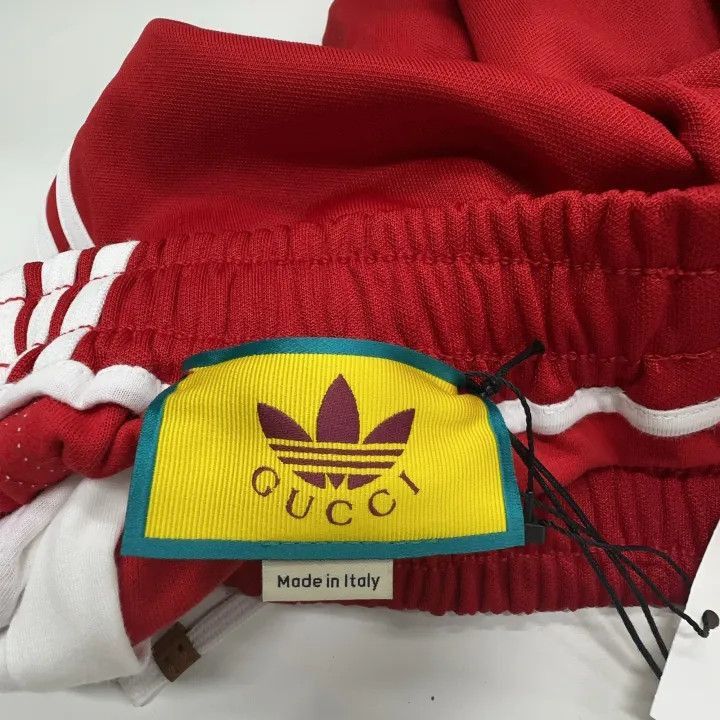 Gucci Gucci x Adidas Red Sporty Jogging Pants-2507 Size 22" - 6 Thumbnail