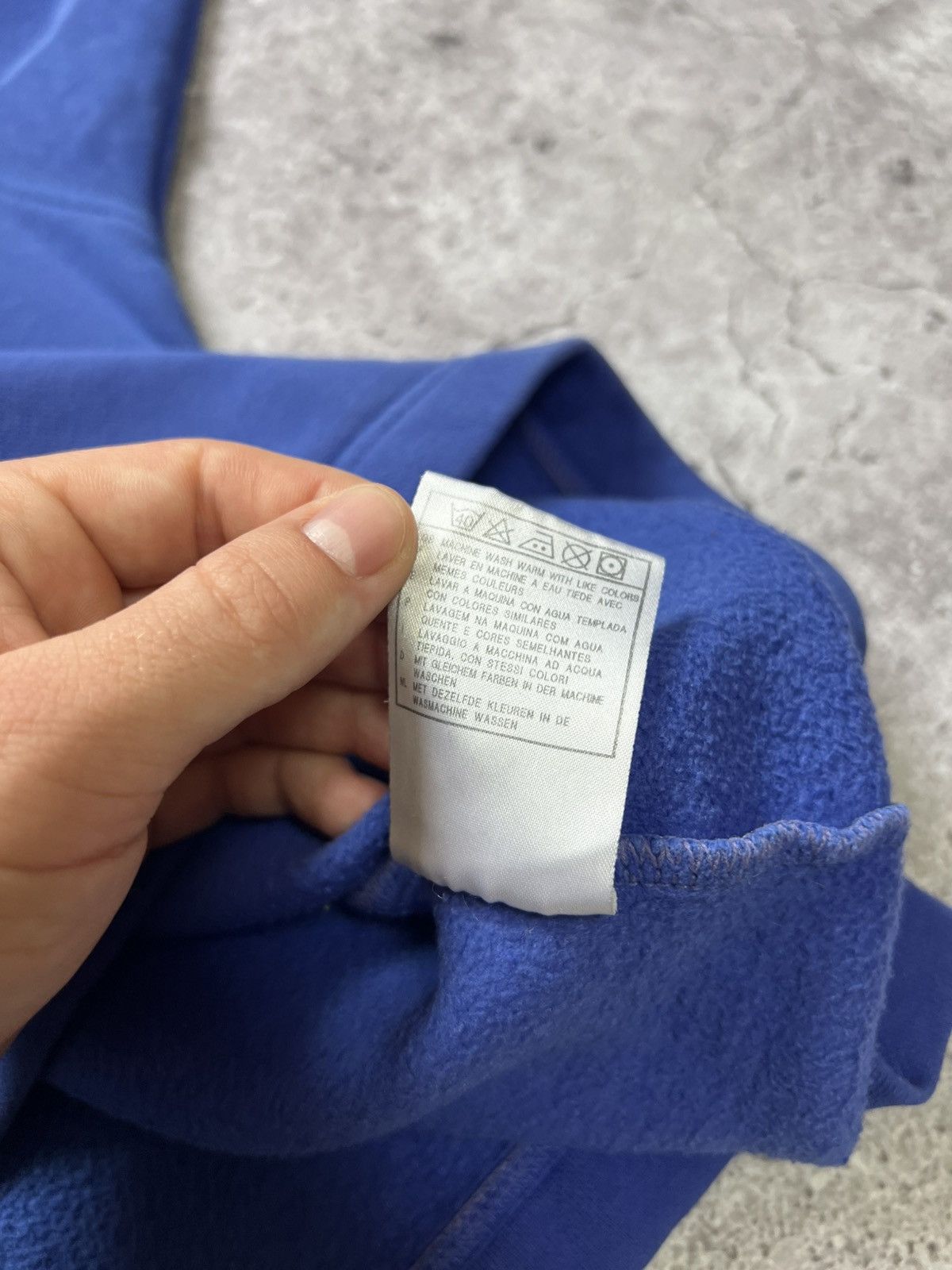 Vintage Vintage 90s Nike Sweatshirt 1/4 Zip Blue Size US XL / EU 56 / 4 - 14 Thumbnail