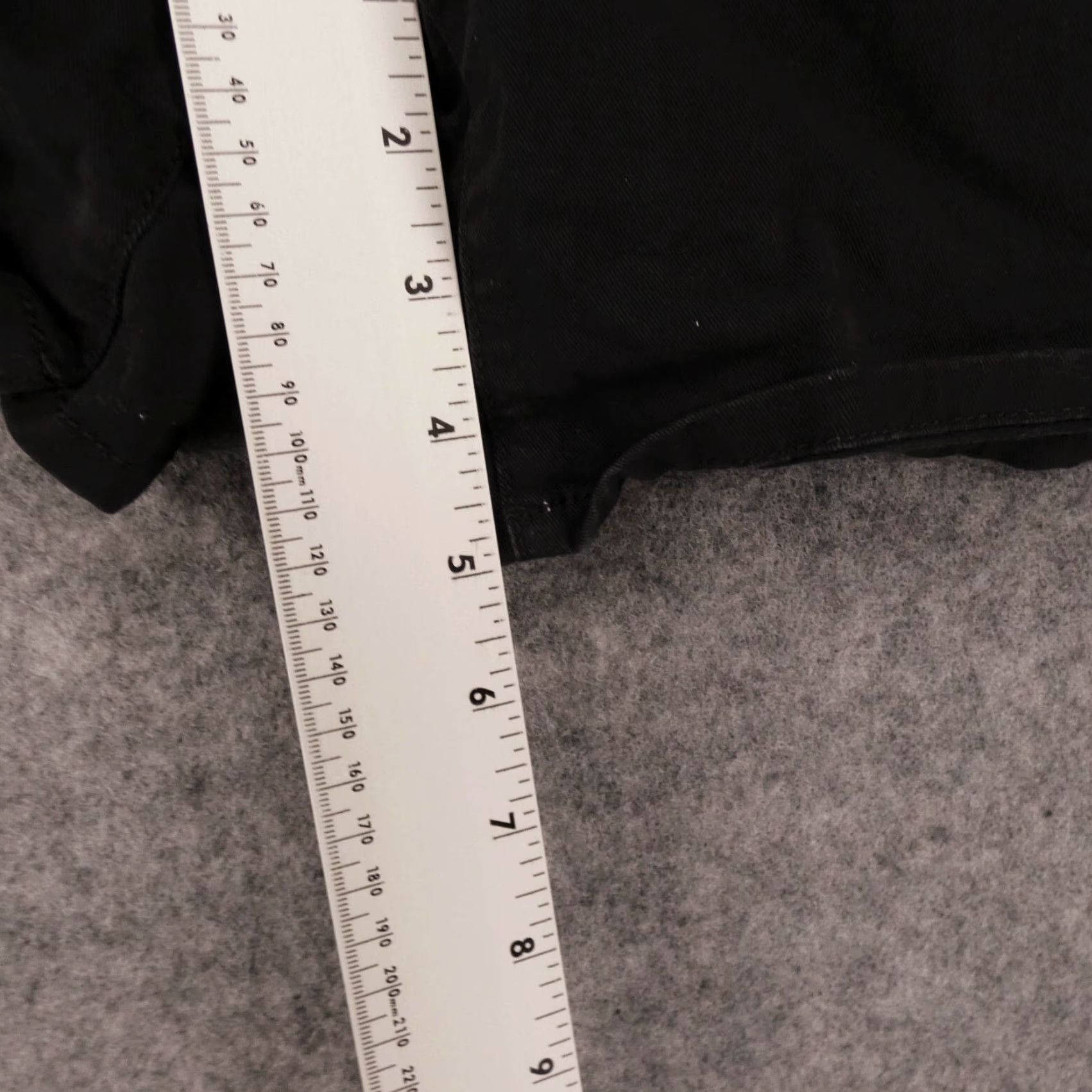 American Eagle Outfitters American Eagle Shorts Womens 0 Stretch Midi Chino Flat Front Black Size 25" / US 0 / IT 36 - 7 Thumbnail