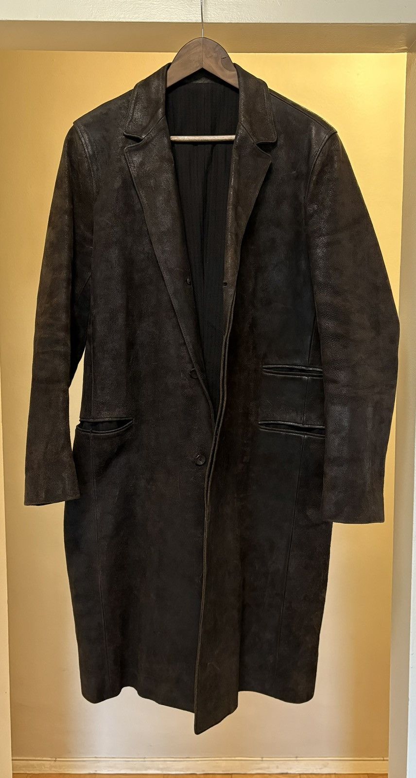 Carpe Diem BNWT GRAIL Horse Leather Long Coat Size US M / EU 48-50 / 2 - 6 Thumbnail