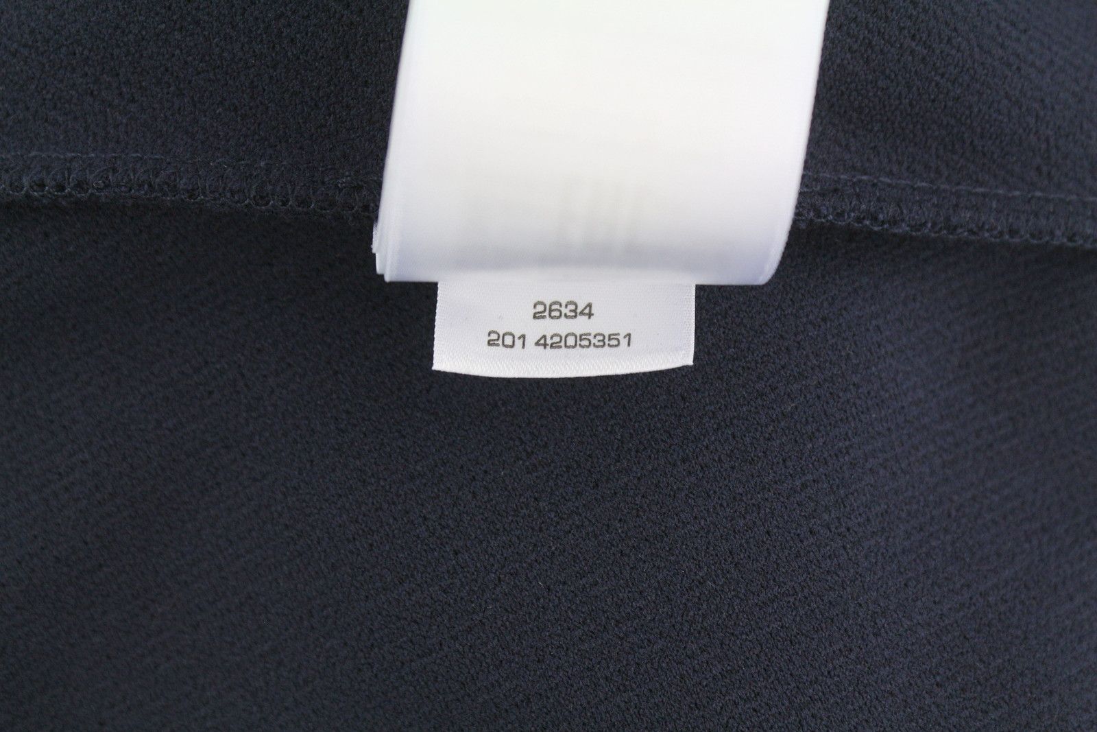 Gant RIB STRUCTURE S Blue Short Sleeve V-Neck Dress 84954 Size S / US 4 / IT 40 - 10 Thumbnail