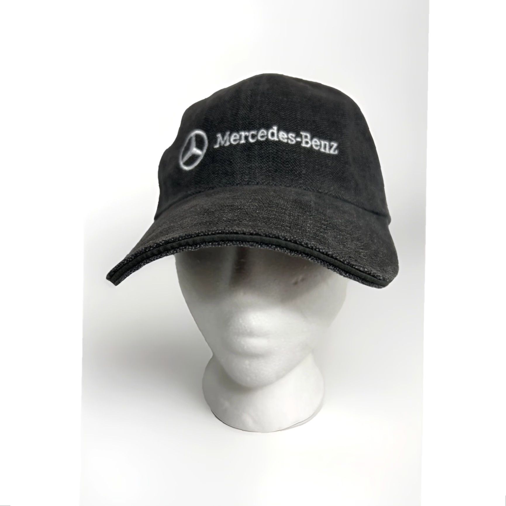 Mercedes-Benz Mercedes benz Baseball Cap Adjustable Strap Back Gray Embroidered Polyester Men Cap Size ONE SIZE - 2 Thumbnail