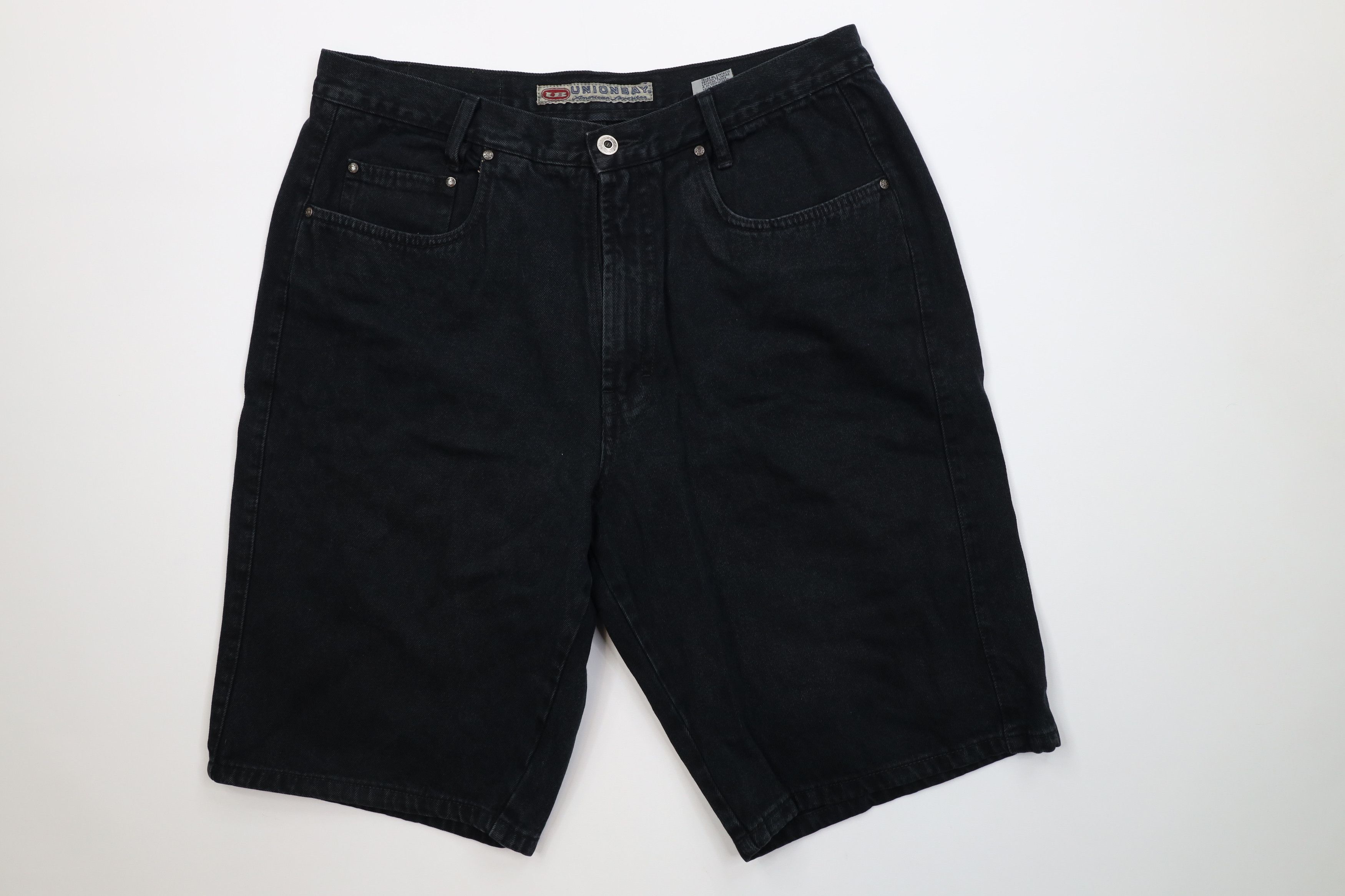 UNIONBAY Vintage 90s Unionbay Surfing Skateboard Dungaree Shorts Size US 36 / EU 52 - 1 Thumbnail