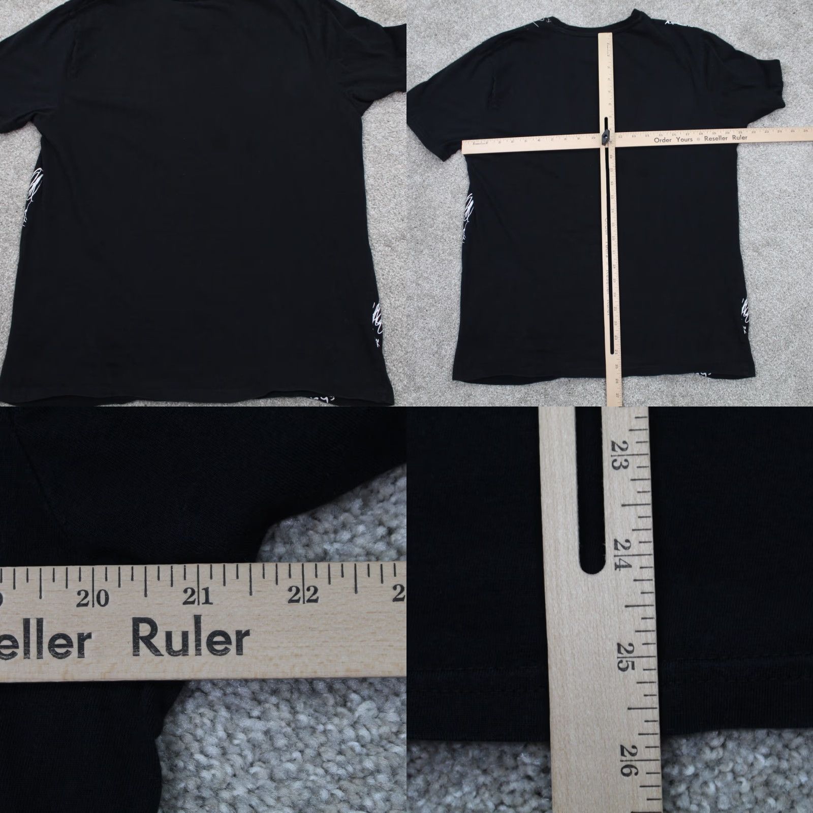 Southpole Southpole Shirt Mens XL Black Graphic Print 100% Cotton Short Sleeve Pullover Size US XL / EU 56 / 4 - 8 Thumbnail