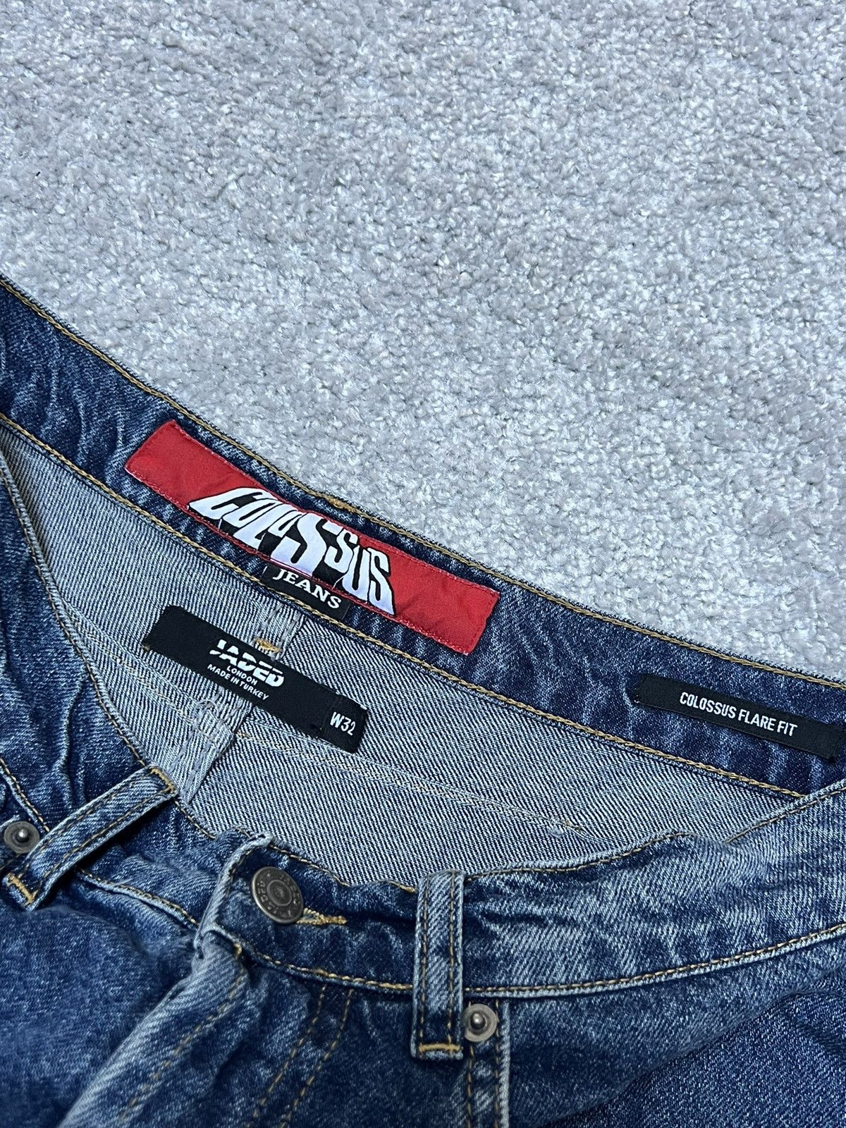 Jaded London Jaded London Colossus Wide Leg Baggy Jeans Size 32 Size US 32 / EU 48 - 6 Thumbnail