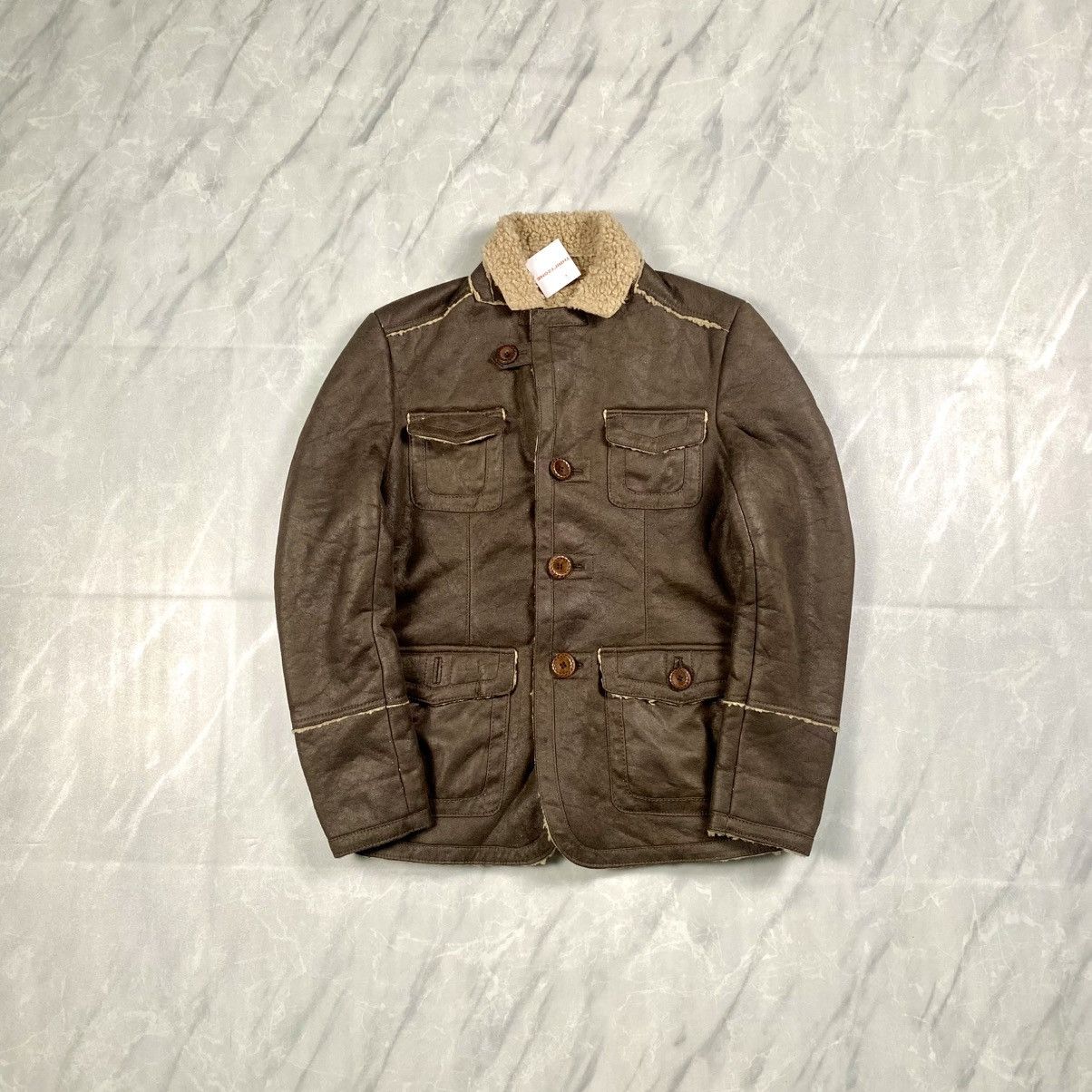 Japanese Brand Vintage Japan Shearling Like Sheepskin Jacket Size US S / EU 44-46 / 1 - 1 Thumbnail
