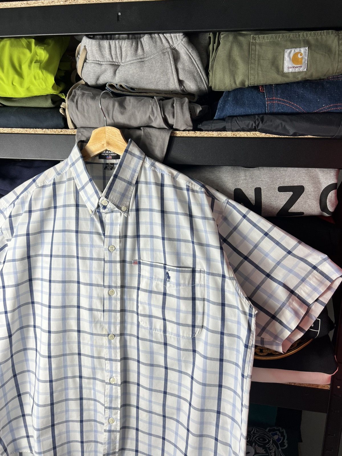 Polo Ralph Lauren 🔥 Ralph Lauren USA Vintage Shirt Button Relaxed Fit XL Size US XL / EU 56 / 4 - 2 Thumbnail