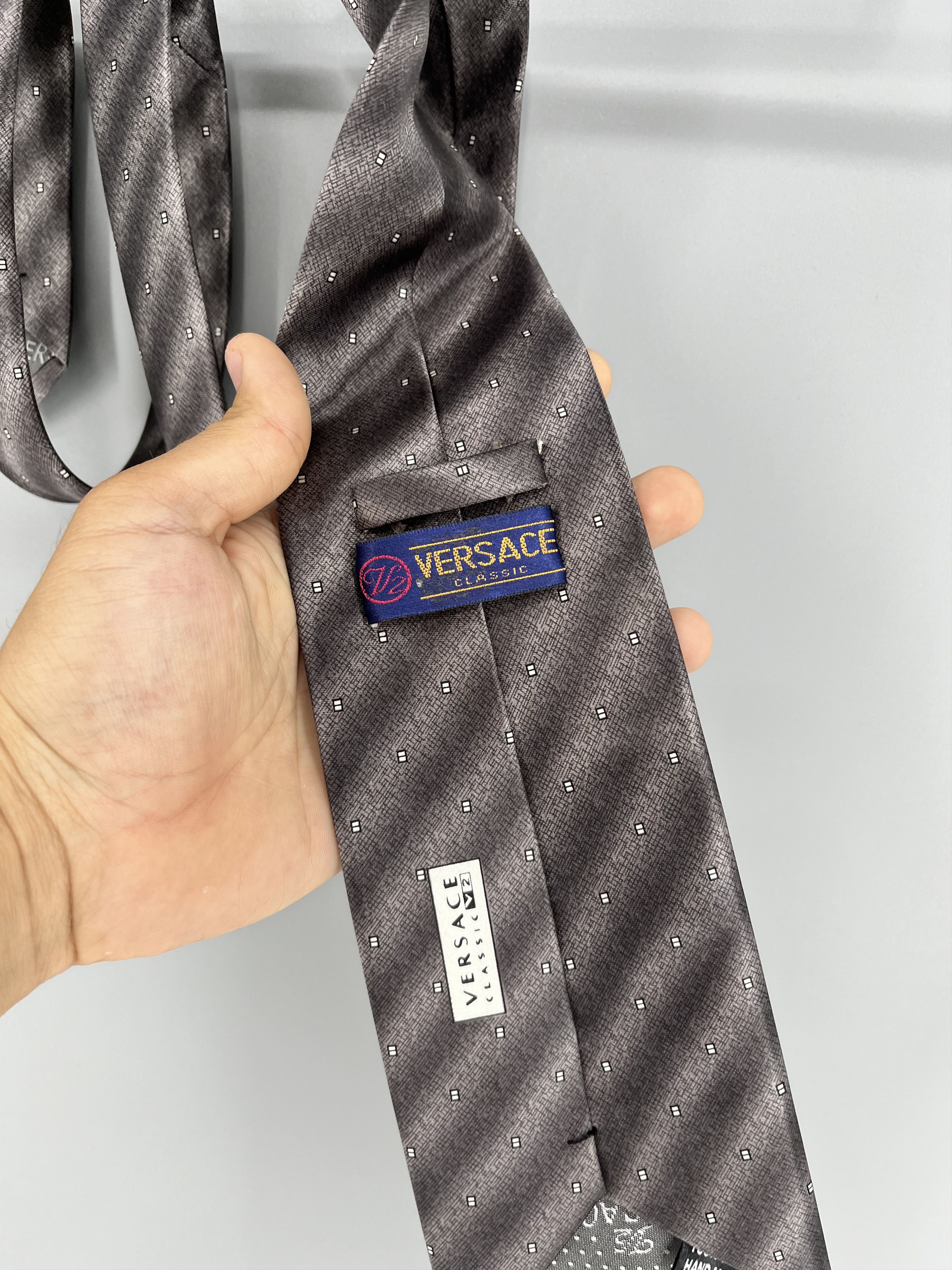Versace × Vintage Vintage Versace Classic V2 Silk Tie Size ONE SIZE - 5 Thumbnail