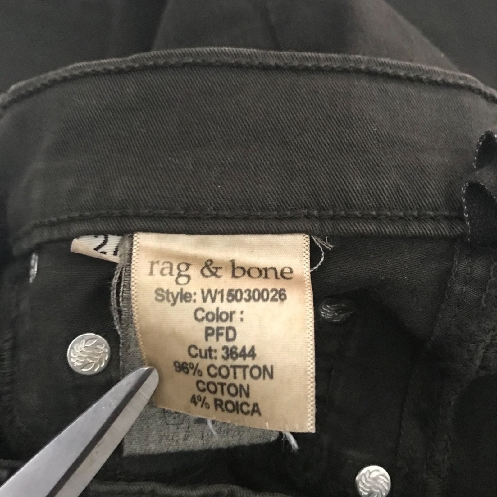 Rag & Bone Rag & Bone Olive Dark Green PFD The Legging Jeans 27 Size 27" / US 4 / IT 40 - 7 Thumbnail