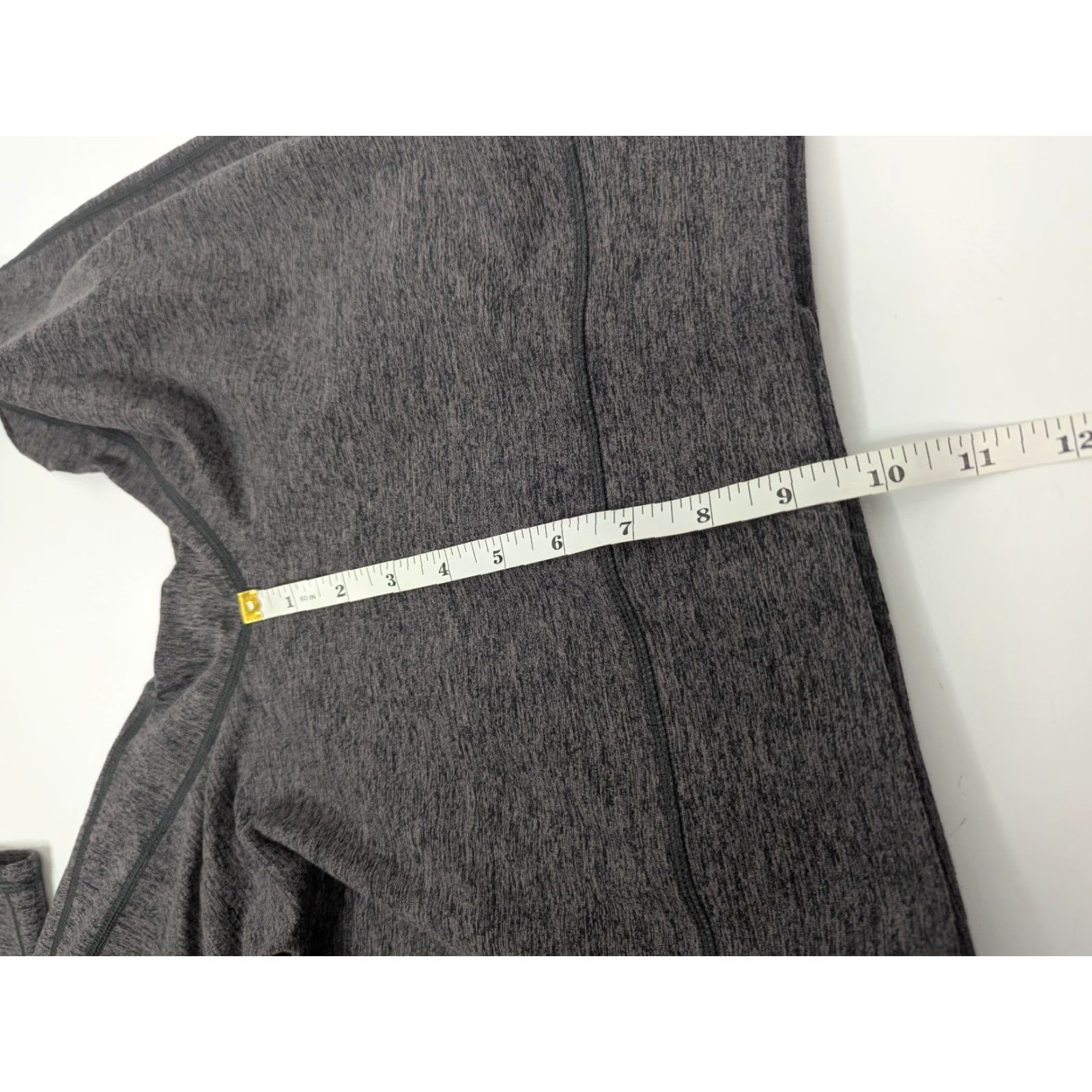 Vintage Feat Leggings Women's Gray Solace Mid Rise Ankle Seamless Yoga Gym & Training Charcoal XS-XL Size 36" / US 14 / IT 50 - 6 Thumbnail