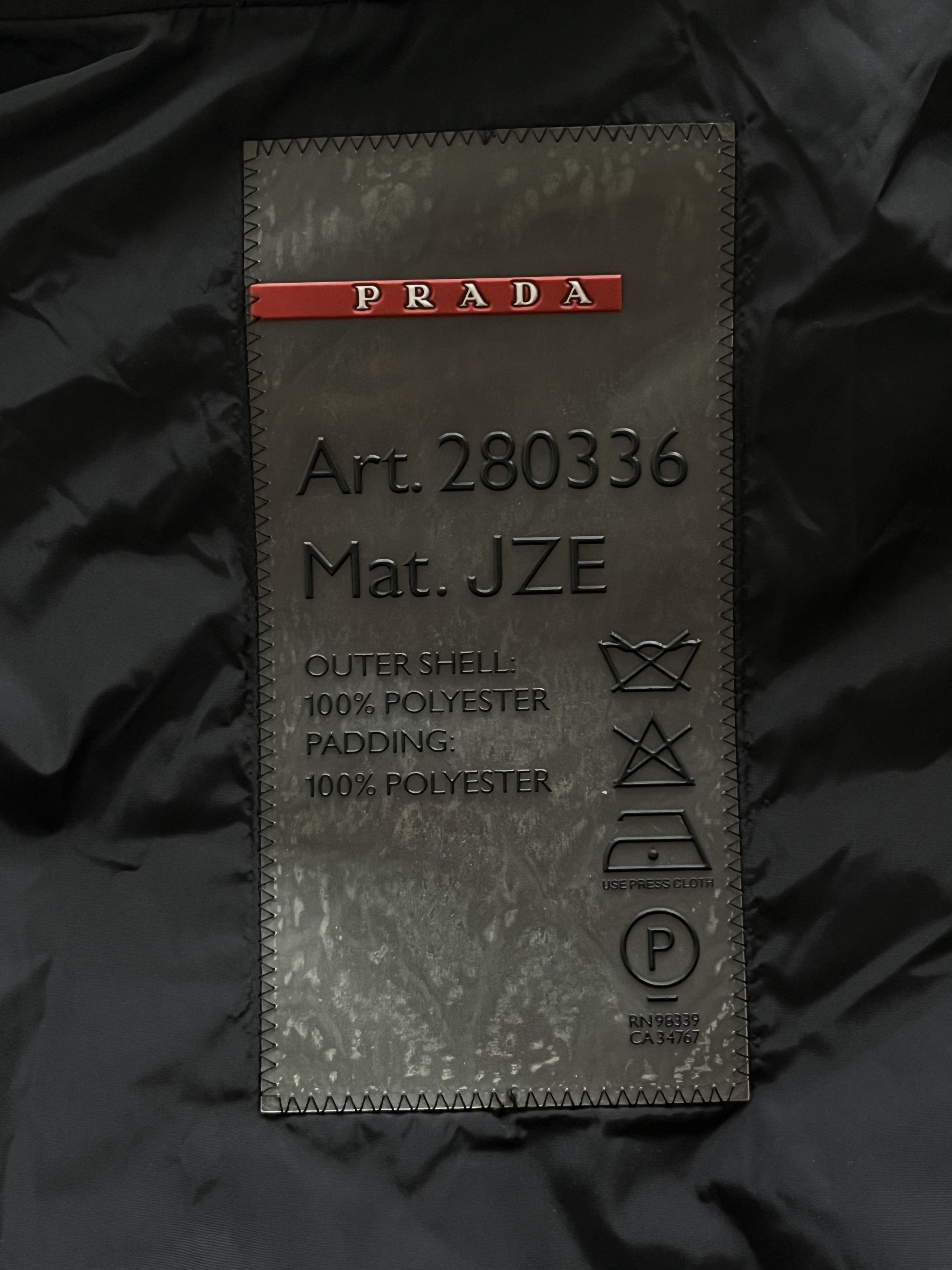 Designer × Prada Womens Prada Ski Jacket Gore-Tex Shell Coat Size XL / US 12-14 / IT 48-50 - 9 Thumbnail