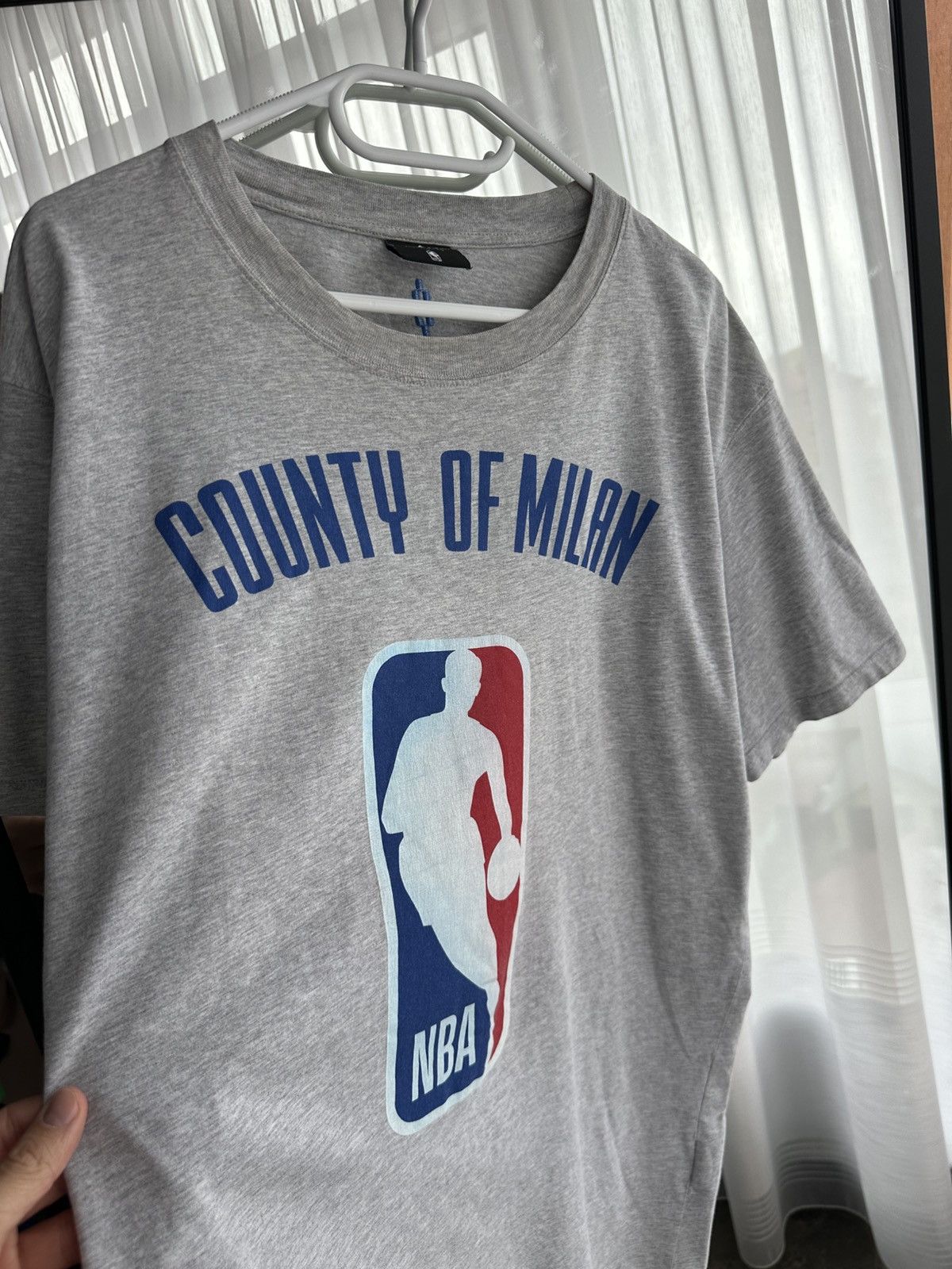 Marcelo Burlon × NBA × Vintage VTG Marcelo Burlon County of Milan x NBA Big Logo T-shirt Size US XL / EU 56 / 4 - 7 Thumbnail