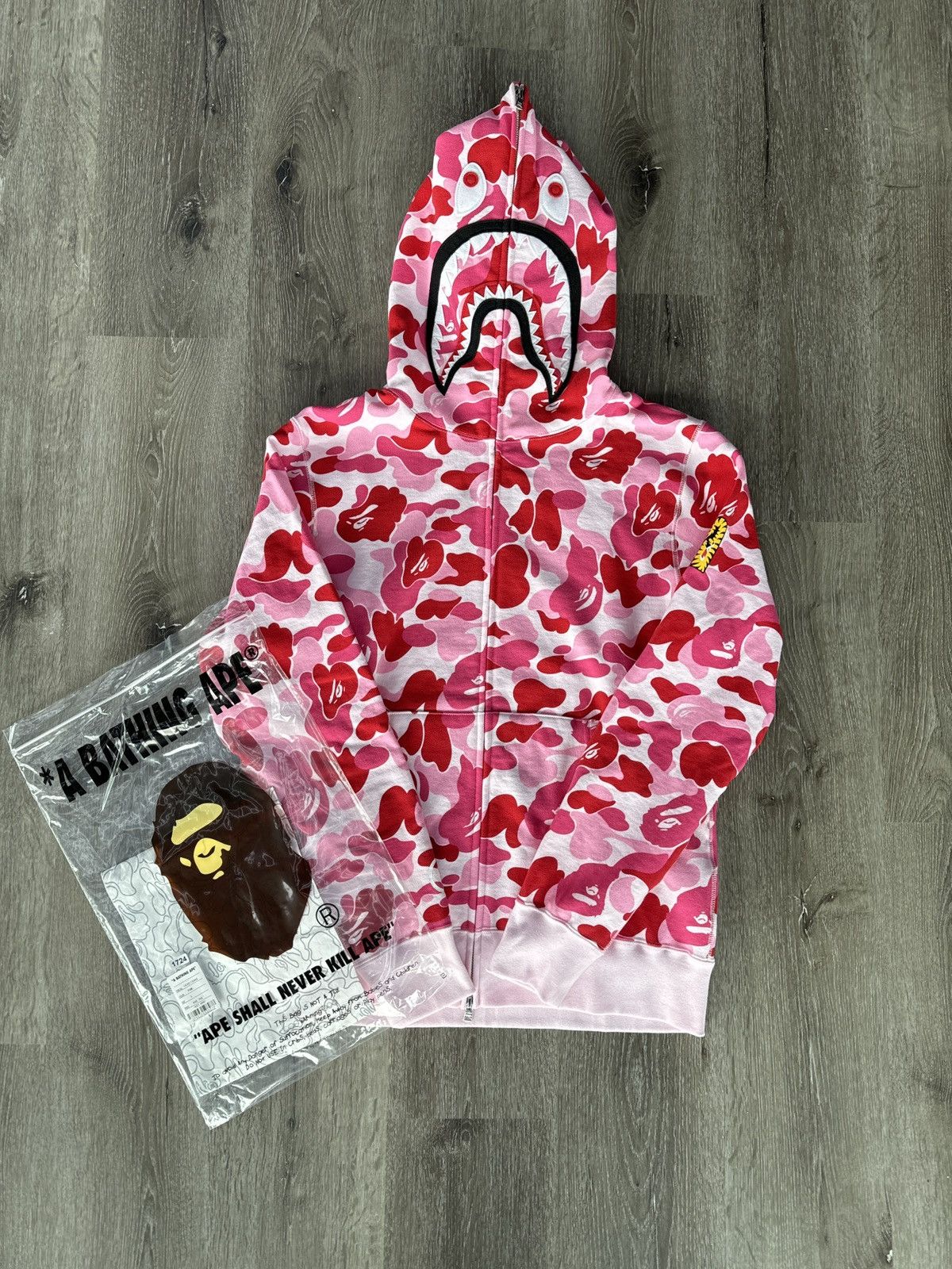 Bape ABC Camo 2nd Shark Full Zip Hoodie Grailed