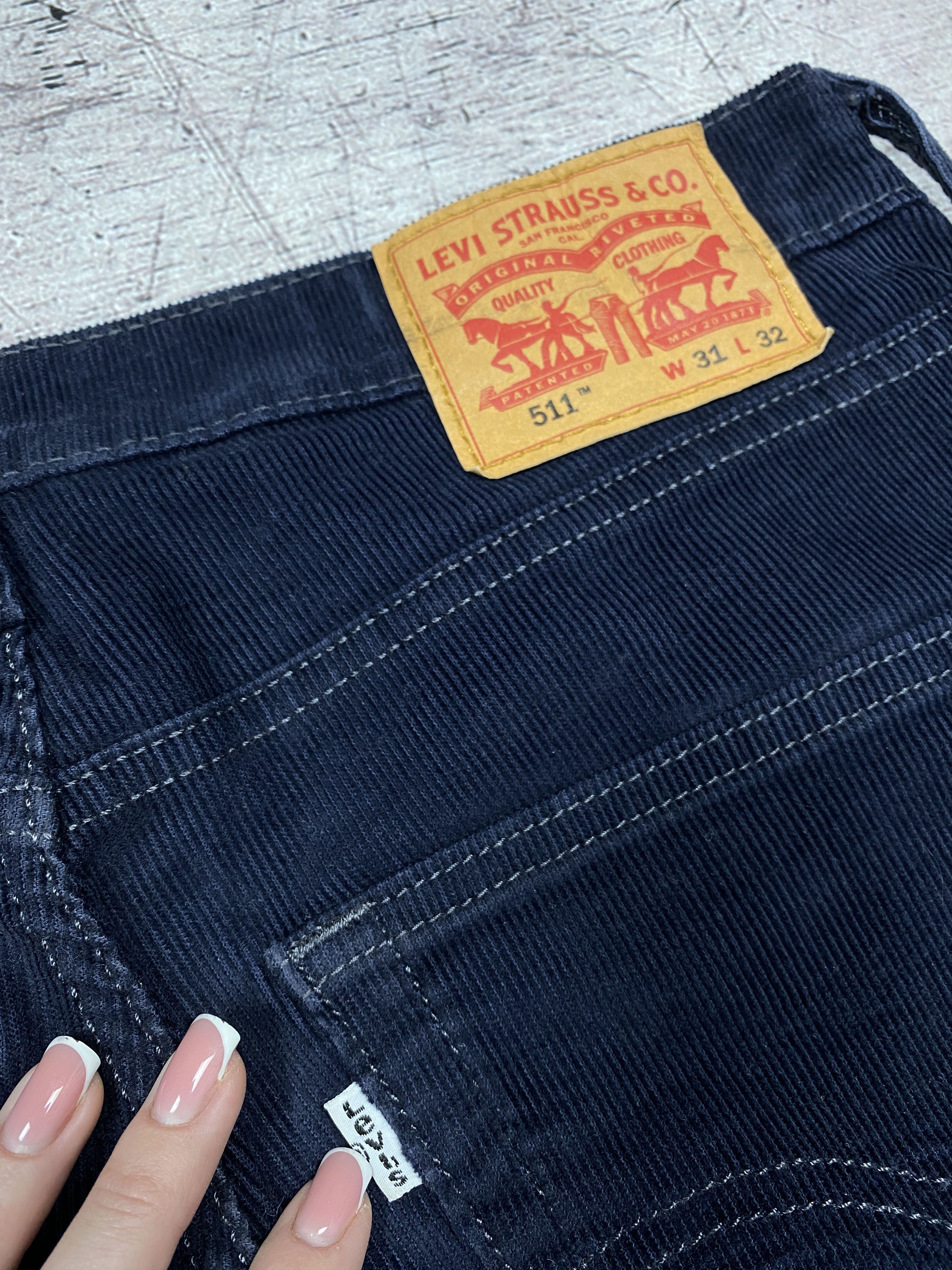 Levi's × Levi's Vintage Clothing Levi's 511 Vintage Mens Corduroy Denim Pants Jeans Size US 31 - 2 Thumbnail