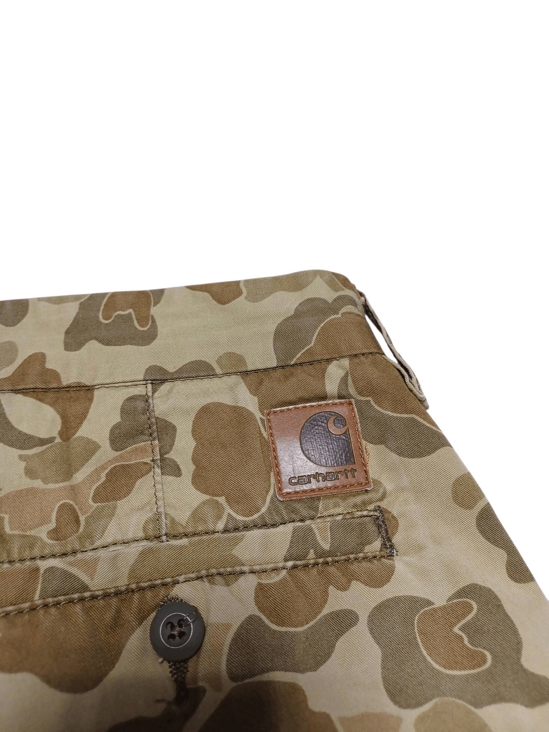 Carhartt CARHARTT MILITARY CAMO JOSHUA JAMAL STYLE CARGO SHORTS Size US 32 / EU 48 - 3 Thumbnail