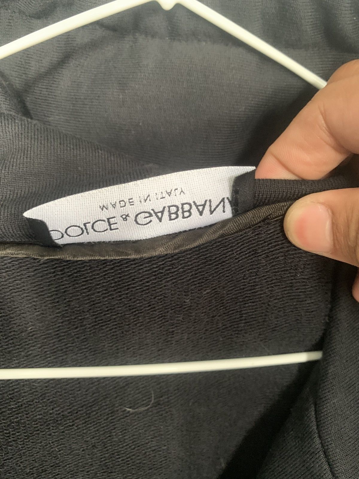 Dolce & Gabbana black hoodie full zip black crown Size US M / EU 48-50 / 2 - 2 Thumbnail
