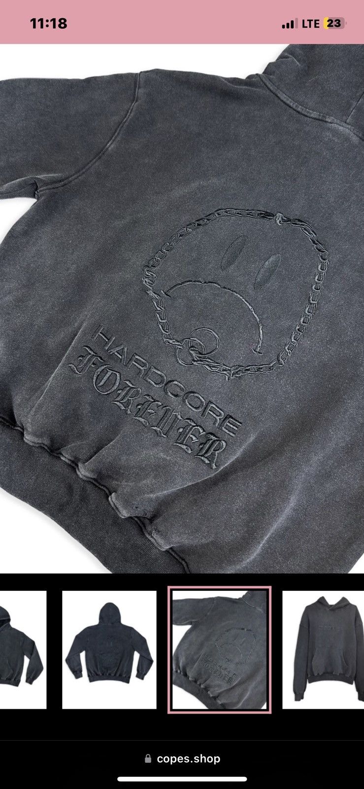 Copes Deadstock Doves ULTRACLUB4k French Terry hoodie Size US XL / EU 56 / 4 - 5 Thumbnail