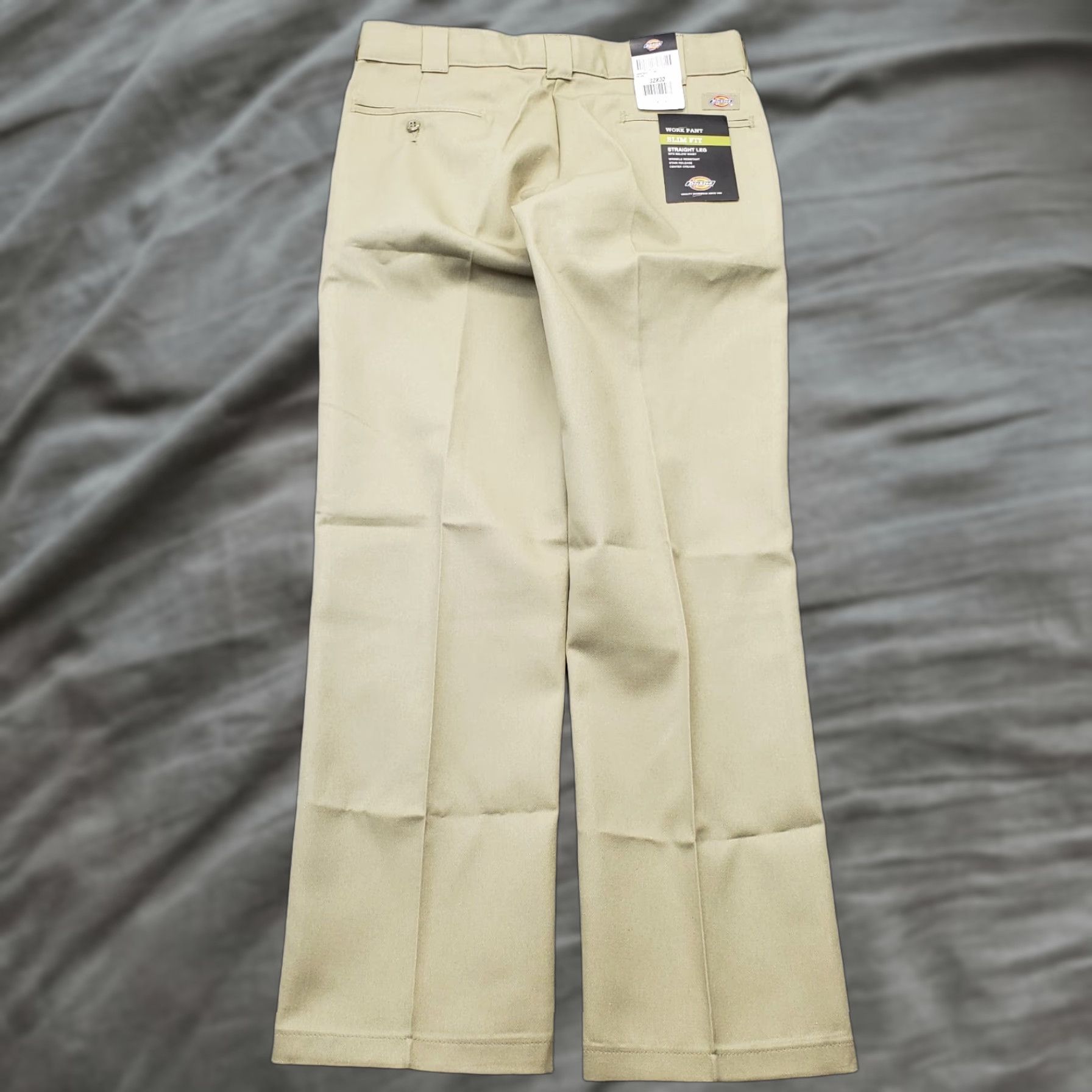Dickies Dickies Work Pants Mens 32 Slim Tan 873 Wrinkle Resistant Straight WP873KH KP 874 Workwear Mens Size 32 Tan Slim Straight Pants Size US 32 / EU 48 - 1 Thumbnail
