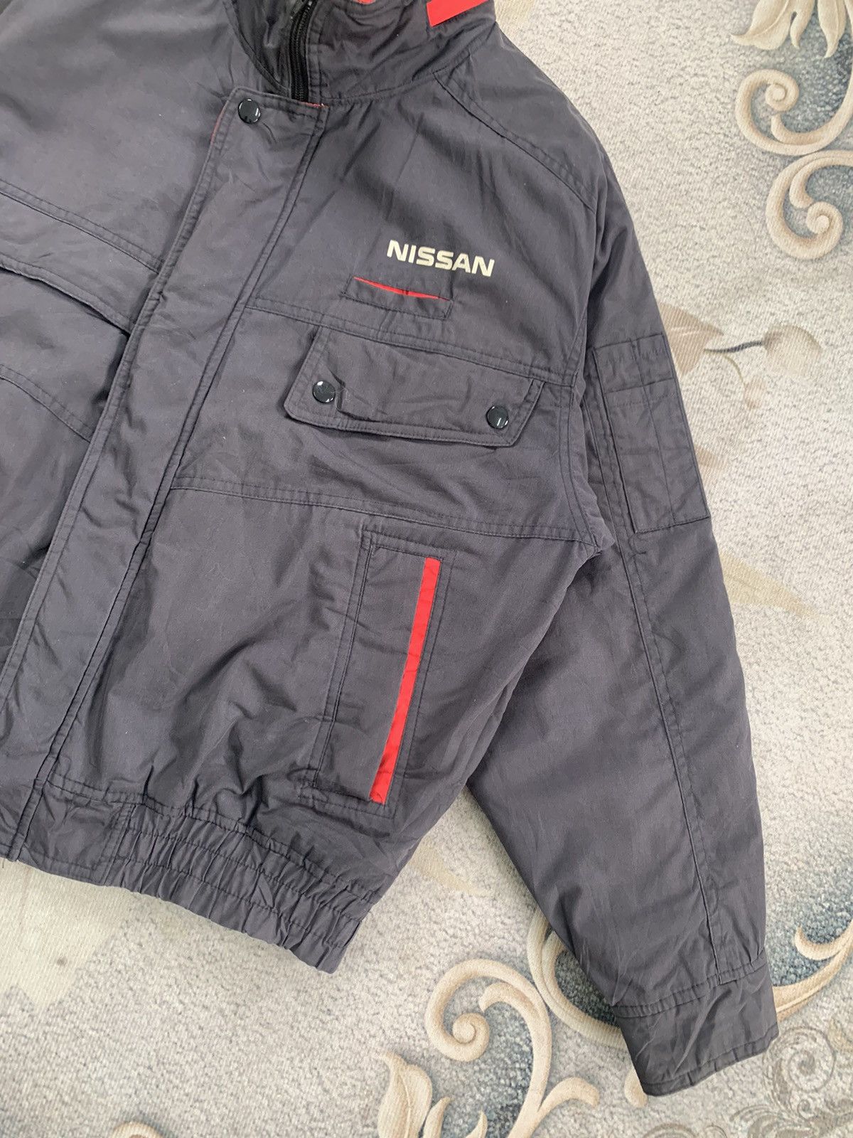 Japanese Brand × Vintage Vtg Sunfaded Nissan Jacket Size US L / EU 52-54 / 3 - 4 Thumbnail