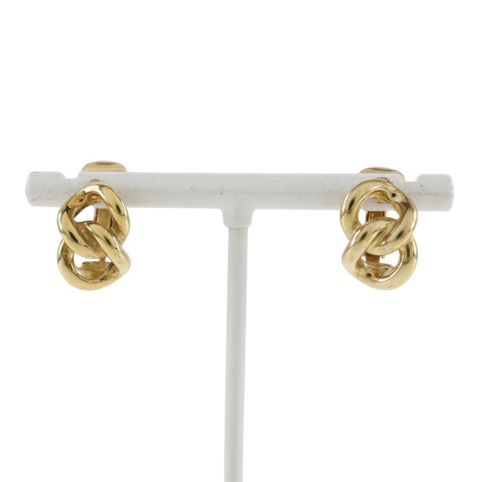 Dior Christian Dior Earrings Gold Plated Made in Germany Approx. 5.2g Women's Size ONE SIZE - 1 Thumbnail