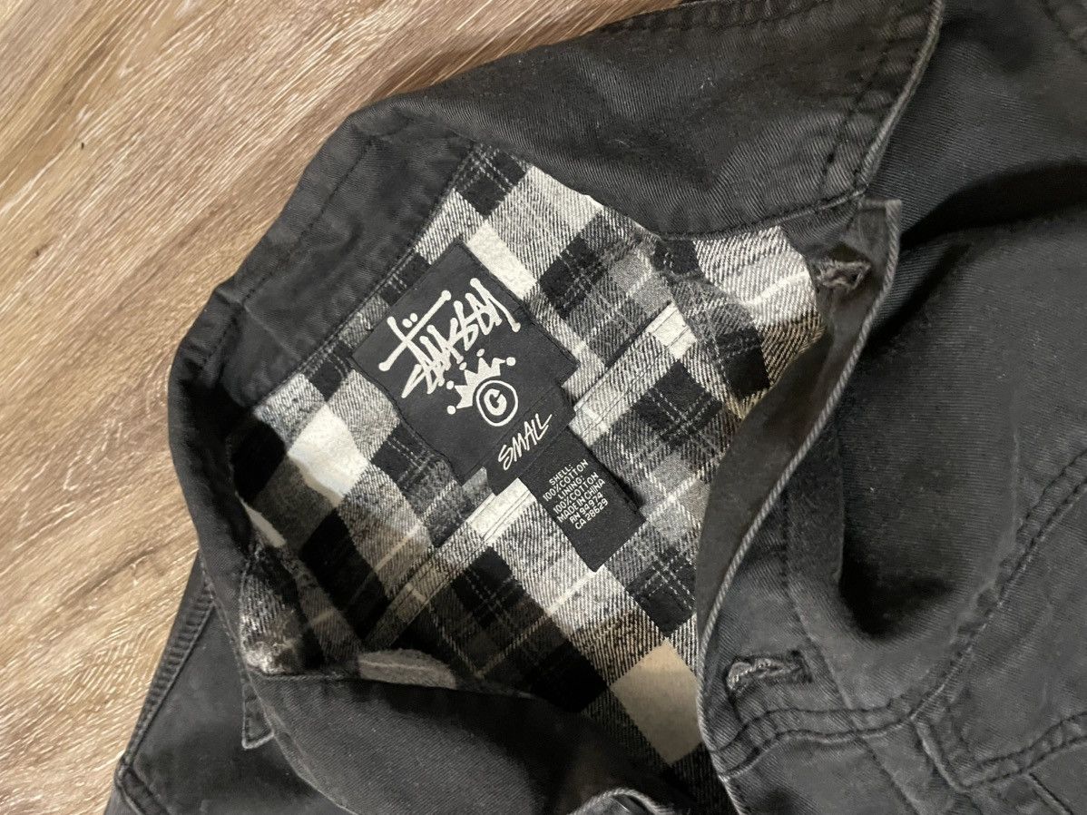 Stussy Black 2000s Stussy Collared Button Up Jacket Size US S / EU 44-46 / 1 - 8 Thumbnail