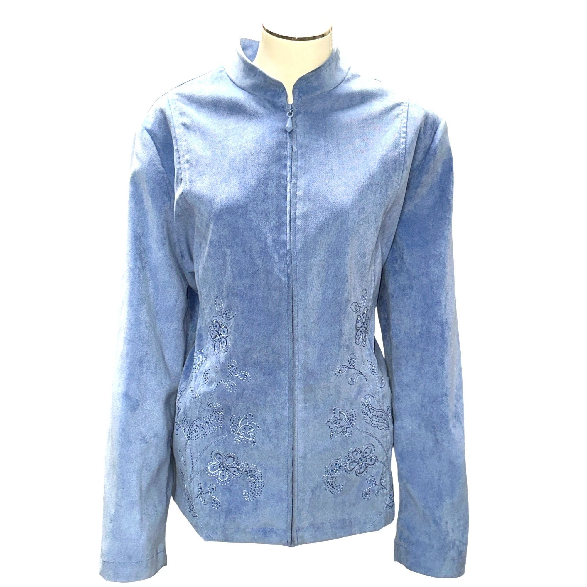 Other Alfred Dunner Sz 14 Floral Embroidered Classic Layering Esse Size XL / US 12-14 / IT 48-50 - 2 Thumbnail