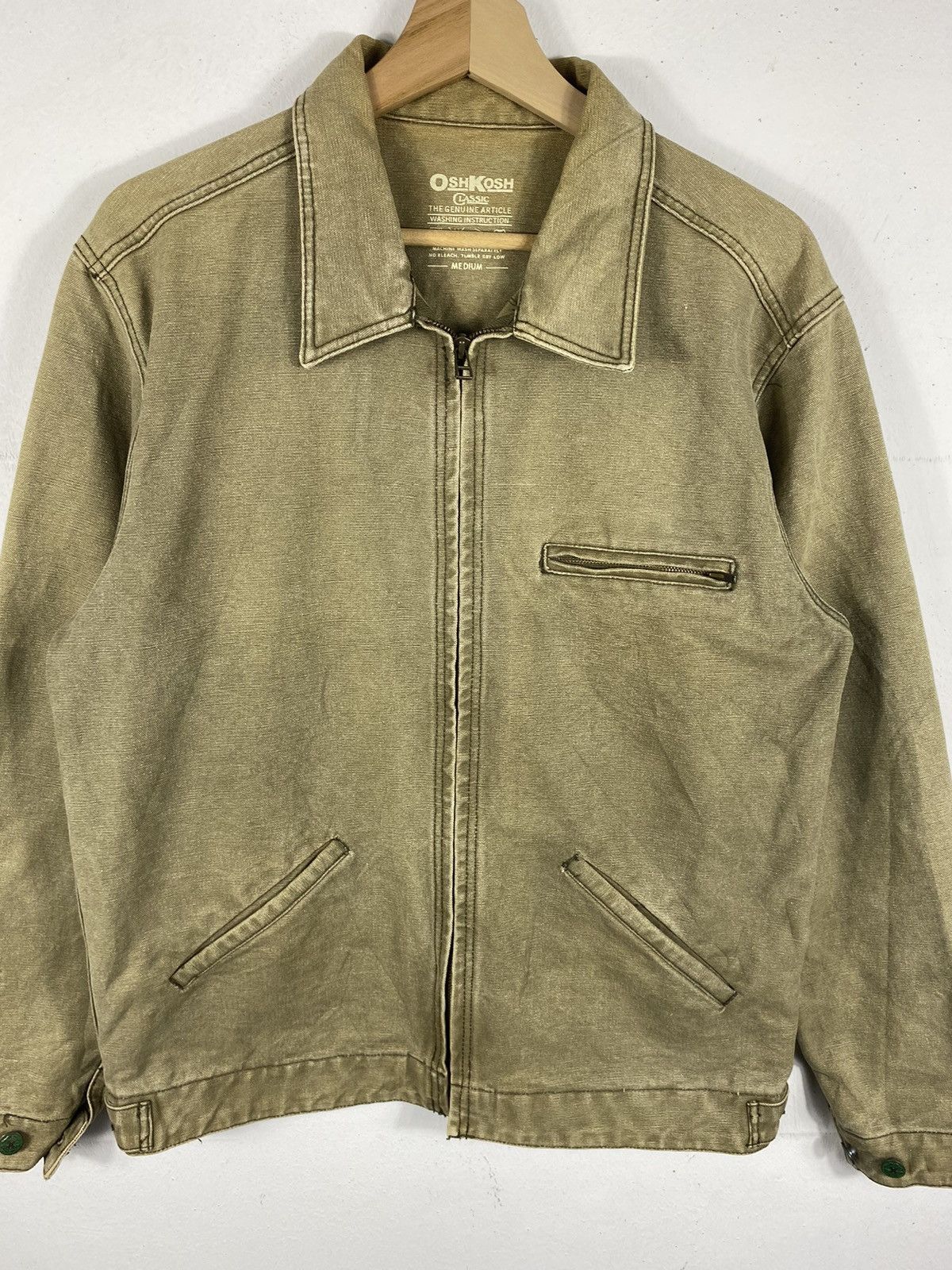 Oshkosh OshKosh Classic Detroit Denim Jacket Size US M / EU 48-50 / 2 - 2 Thumbnail