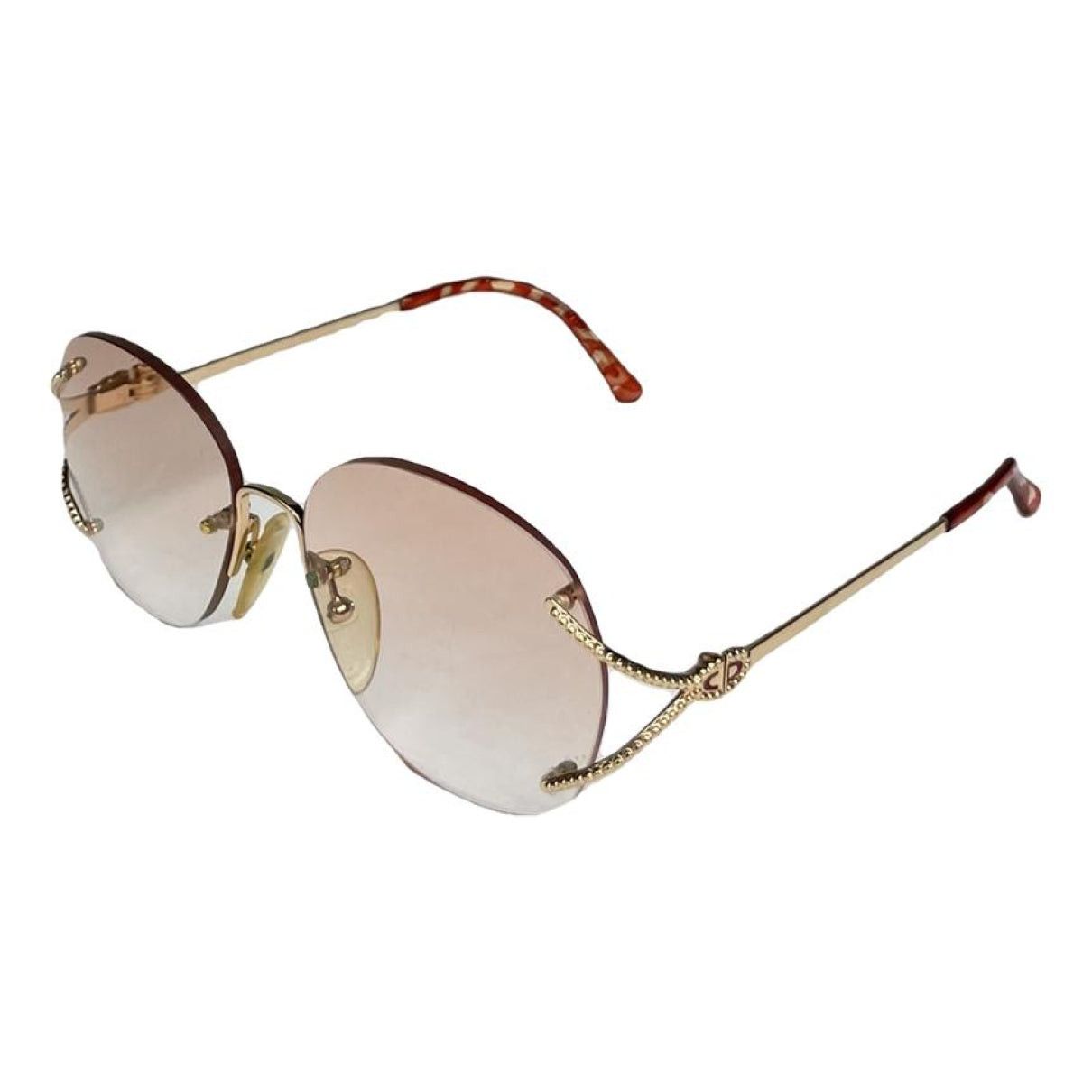 Dior Pink Metal Sunglasses Size ONE SIZE - 1 Thumbnail