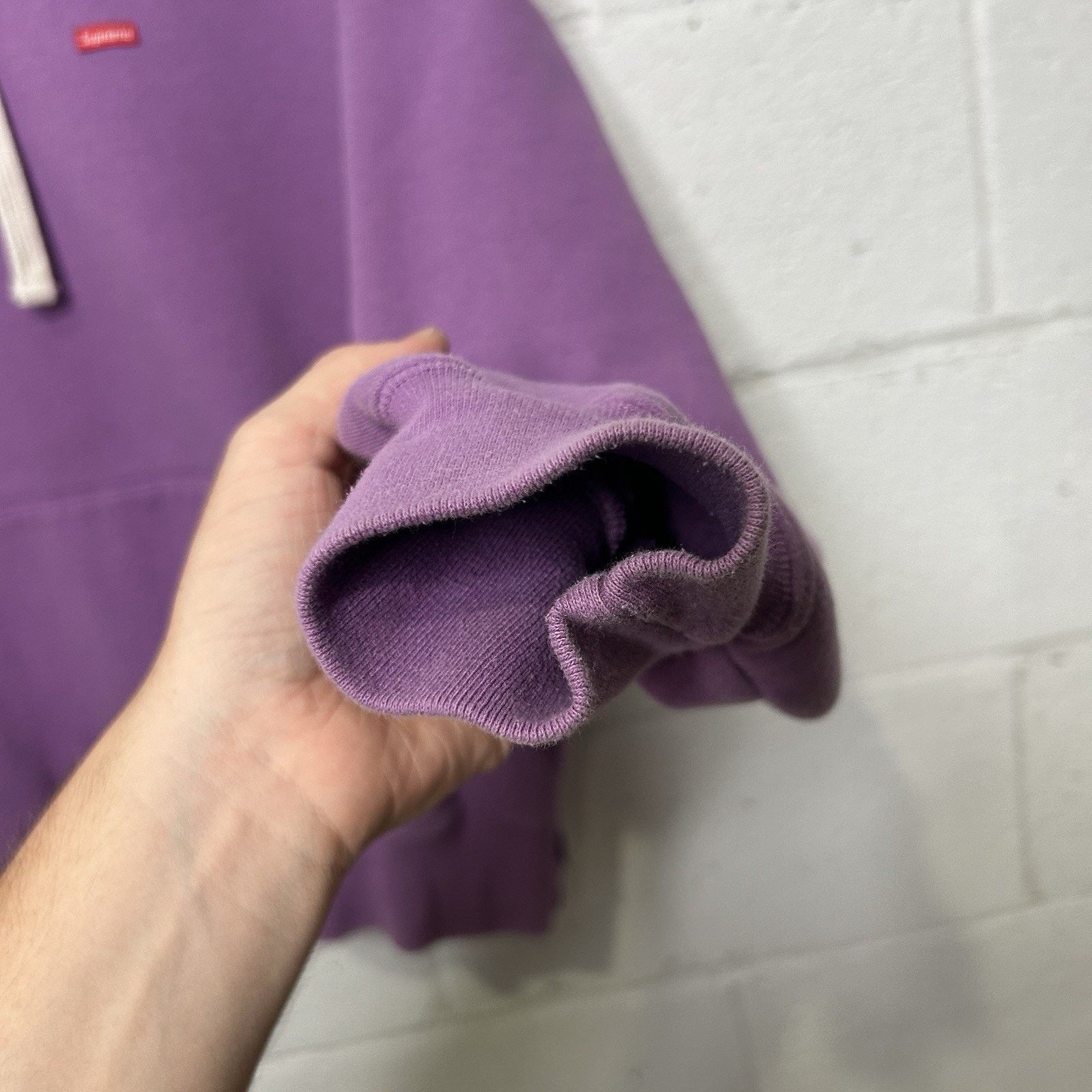 Supreme Supreme Box Logo Drawcord Hooded Sweatshirt “Purple” FW23 Size US M / EU 48-50 / 2 - 5 Thumbnail
