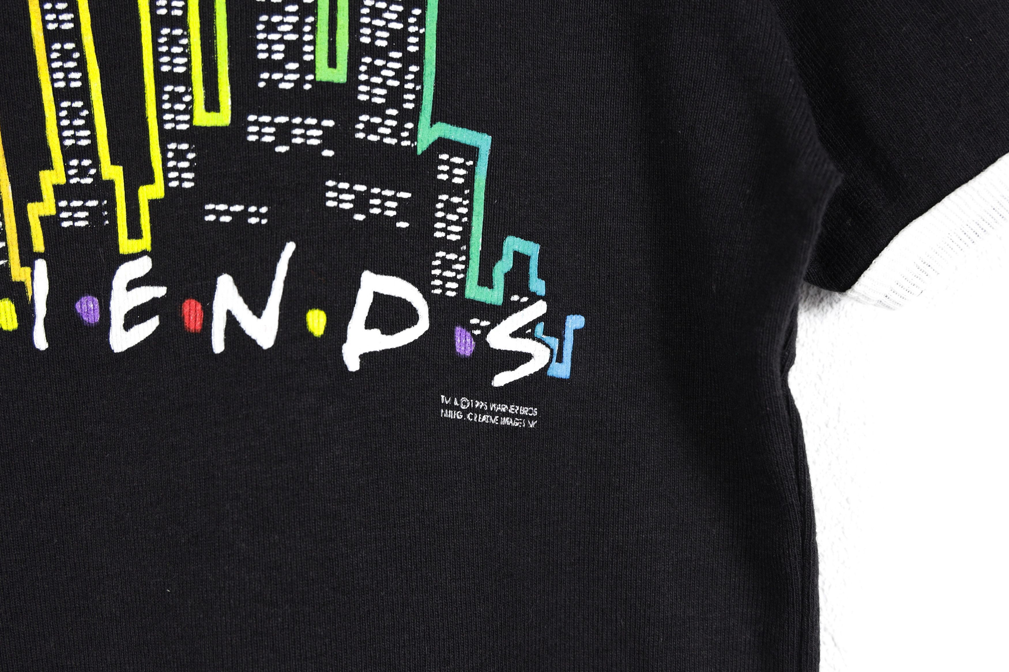Vintage × Warner Bros Vintage 1995 Womens FRIENDS TV Series Graphic Tee Tshirt Size M / US 6-8 / IT 42-44 - 4 Thumbnail