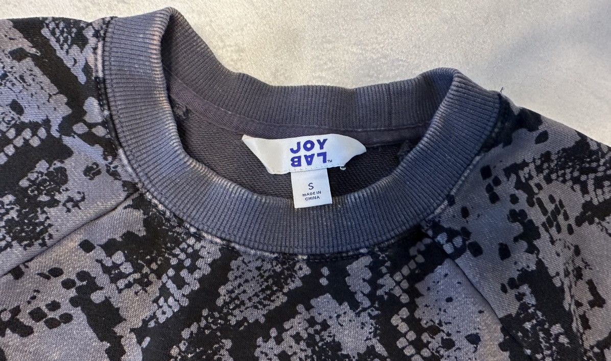 Other Joy Lab Black Snake Cropped Crew Neck Pullover Sweatshirt-SM Size S / US 4 / IT 40 - 2 Thumbnail