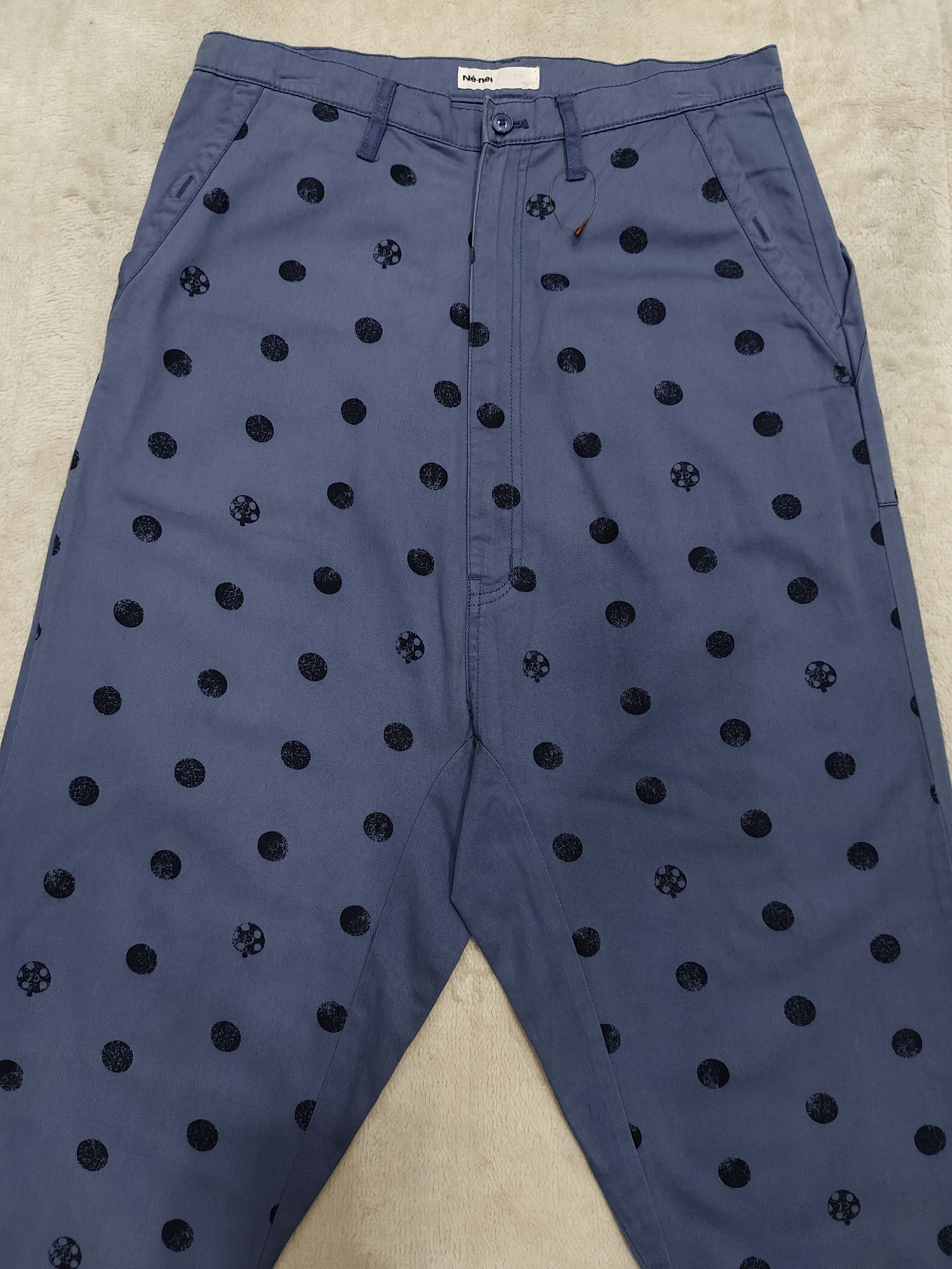 Ne-Net Ne-Net🇯🇵 by Issey Miyake Apple Polkadots Trousers Size 31" - 2 Thumbnail