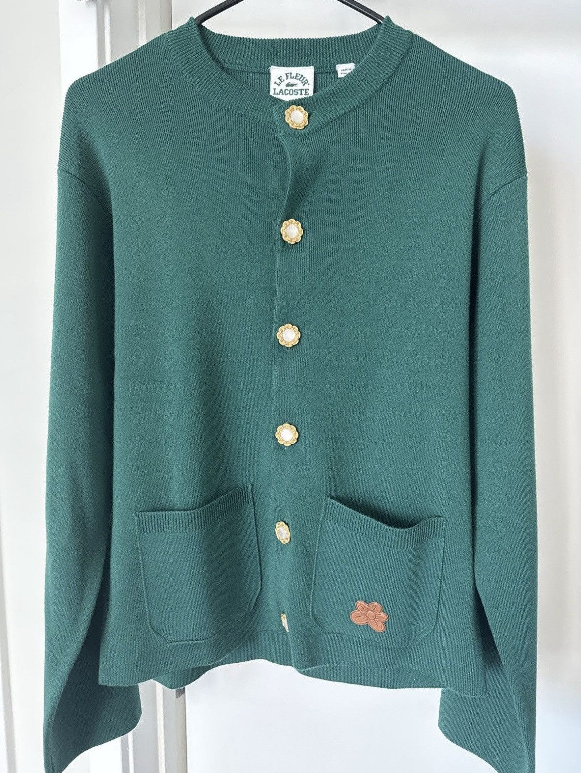 image of Golf Le Fleur Cardigan Xs in Green, Men's