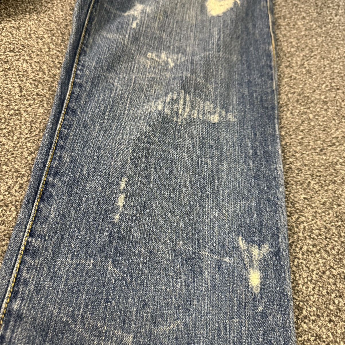 Hysteric Glamour Japanese Archival Co&Lu Geronimo Route Distressed Denim Size US 31 - 5 Thumbnail